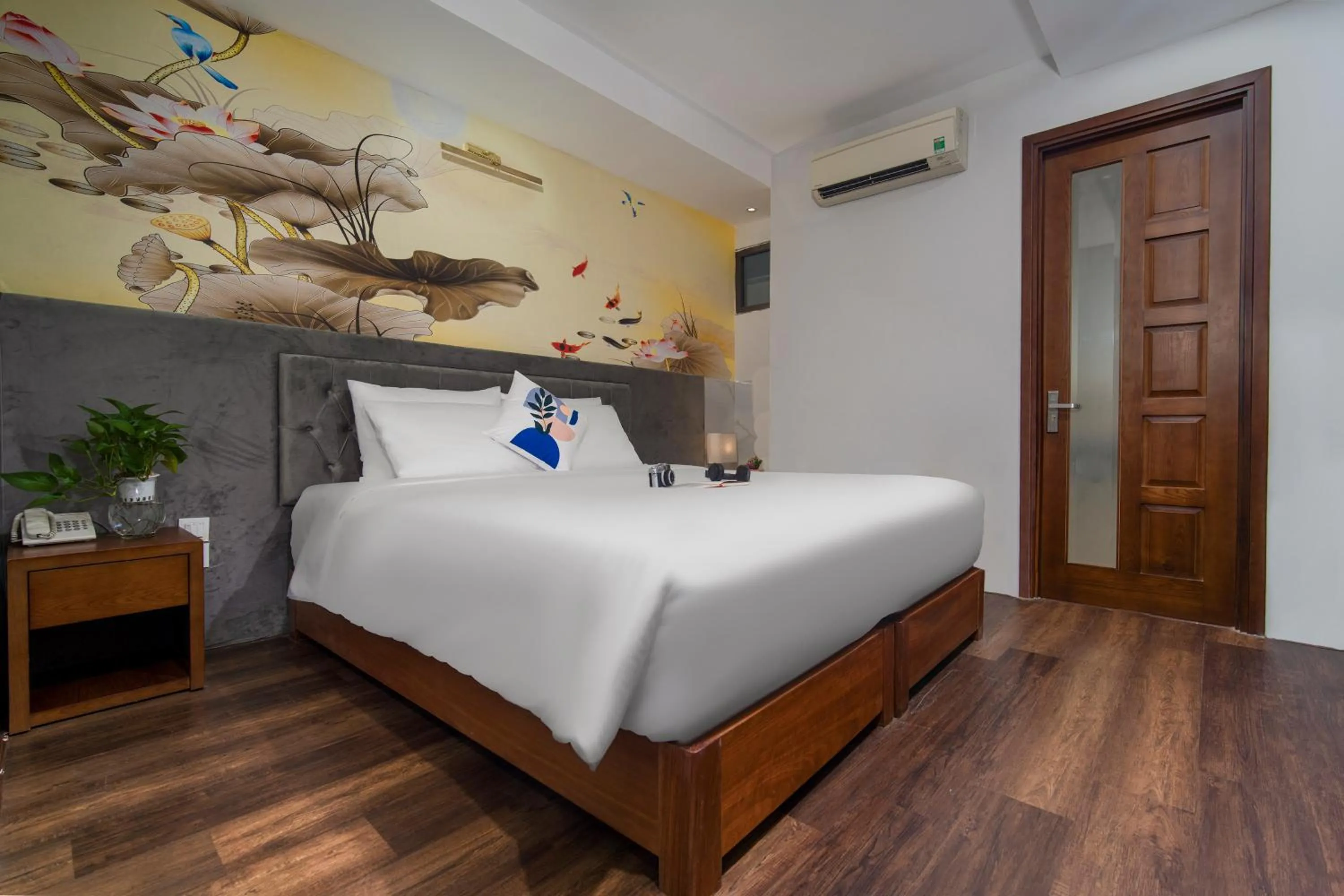 Bed in Hung Anh Hotel