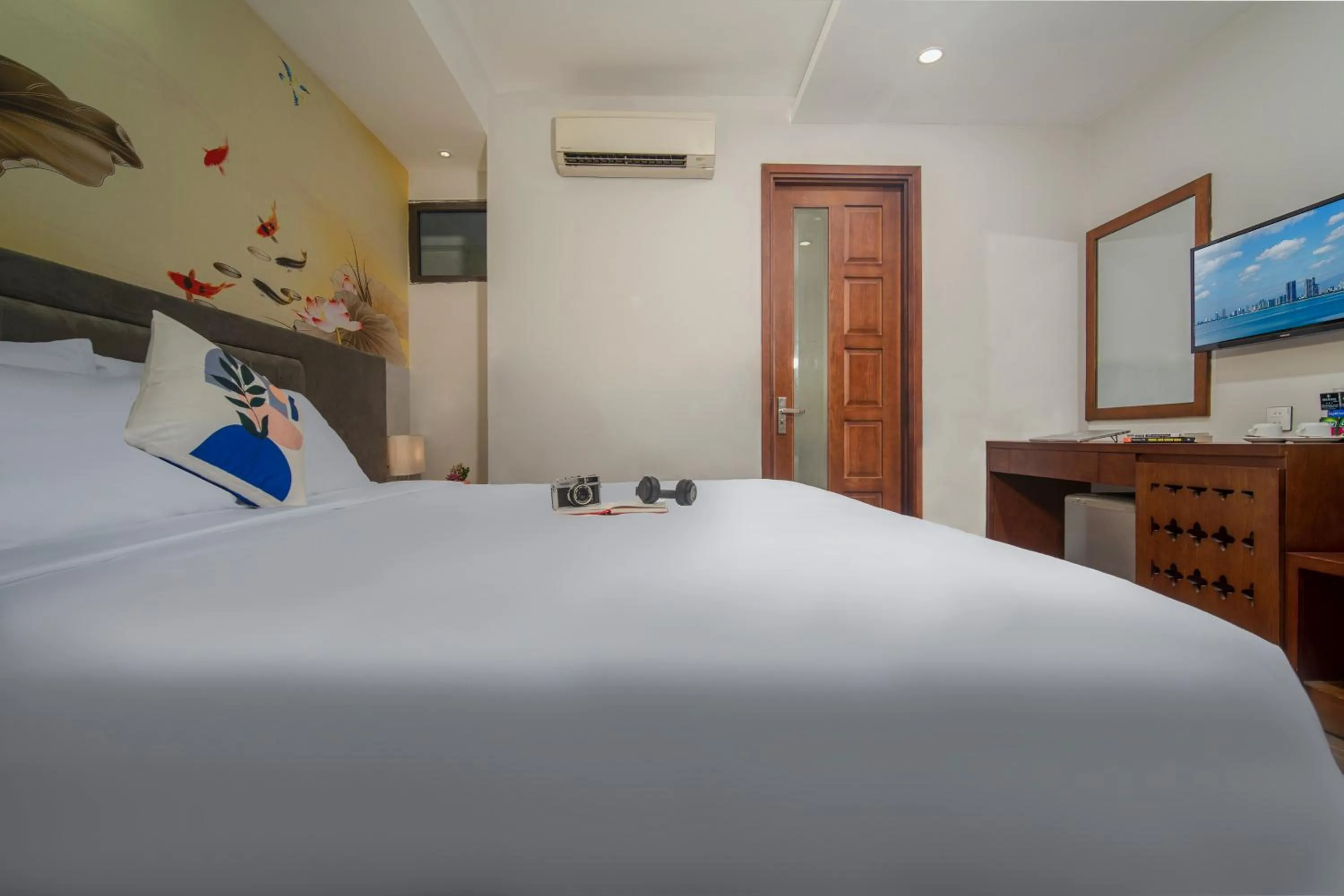 Bed in Hung Anh Hotel