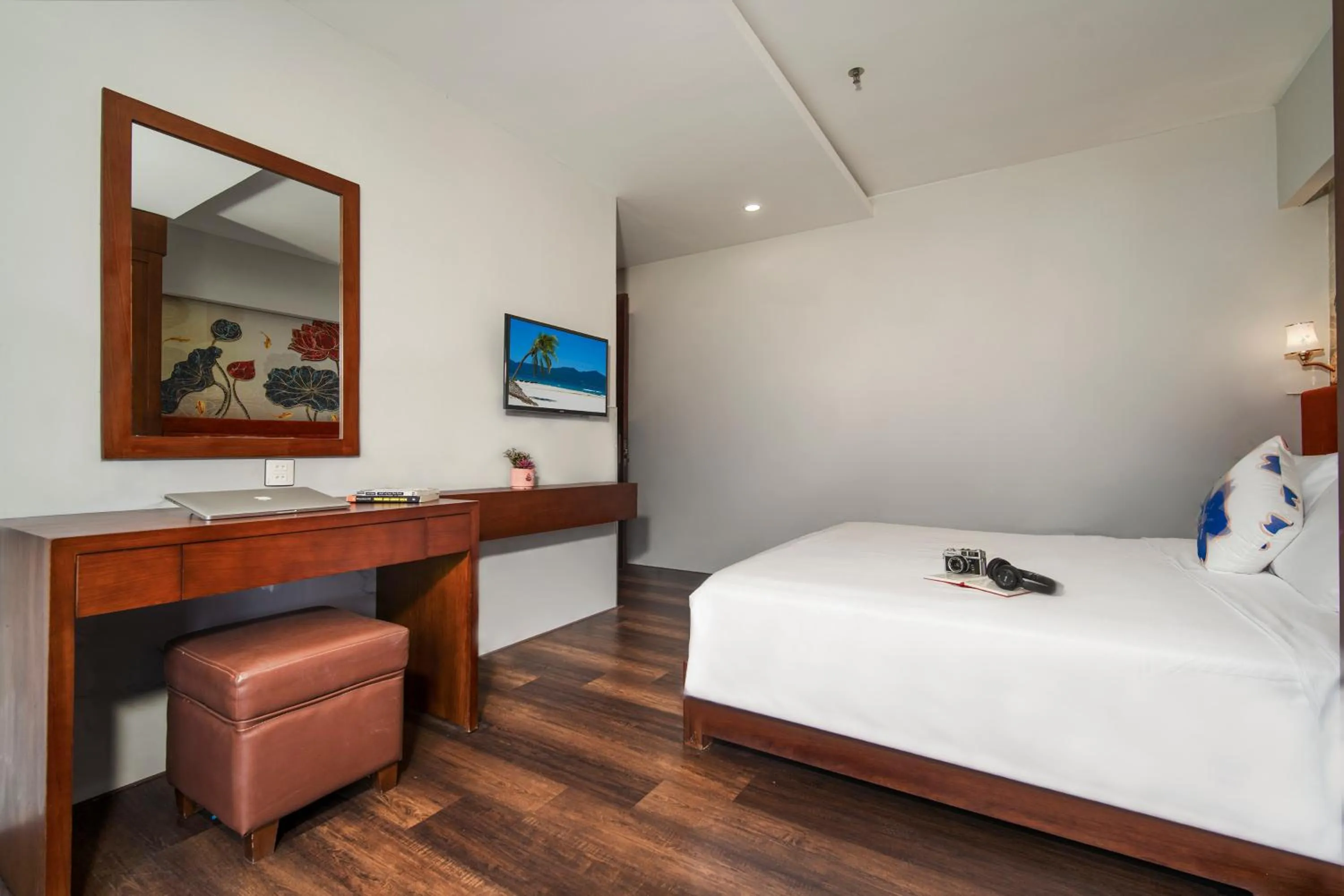 Bed in Hung Anh Hotel