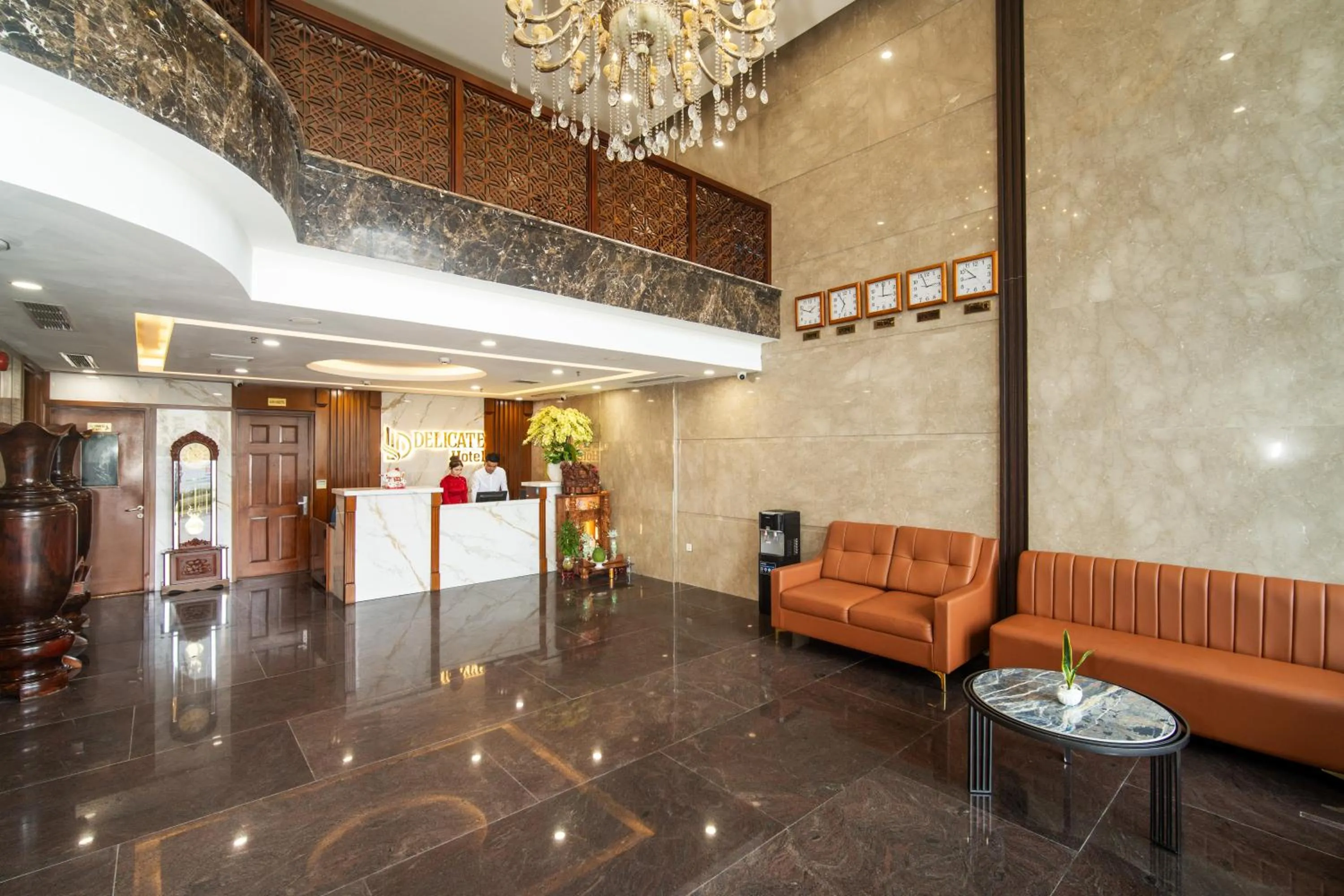 Living room in Hung Anh Hotel