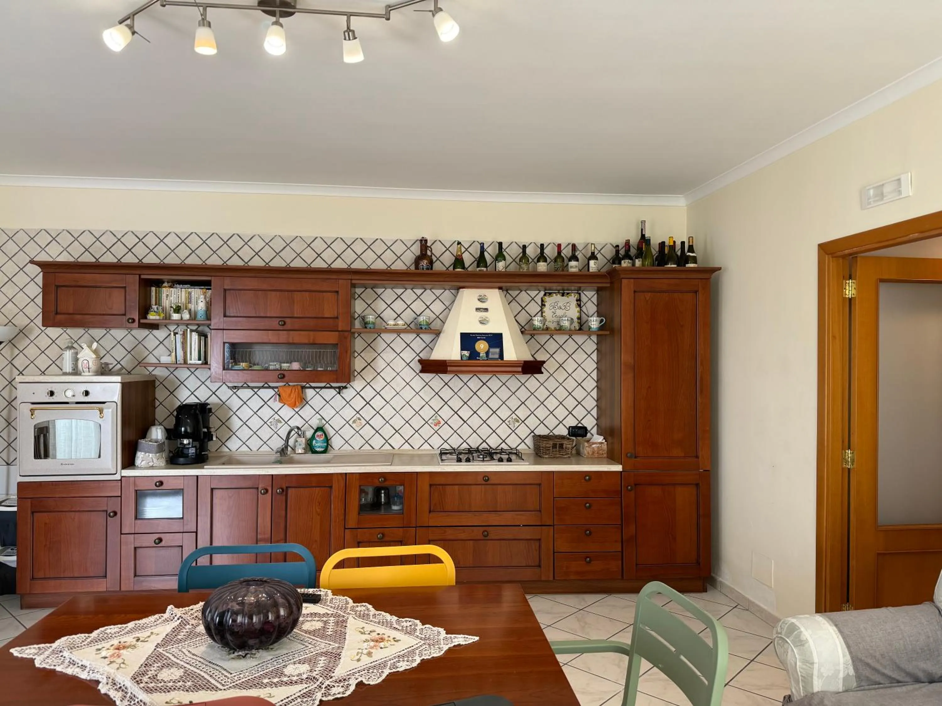 Kitchen or kitchenette in B&B Eracle