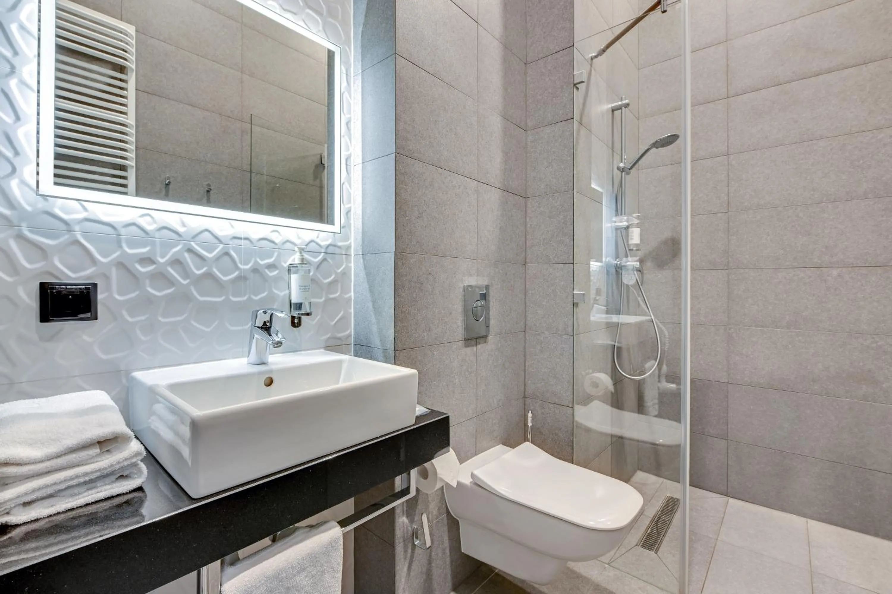 Bathroom in GRANO LIFE Gdańsk - HOTEL NUMBER ONE BY GRANO Gdańsk