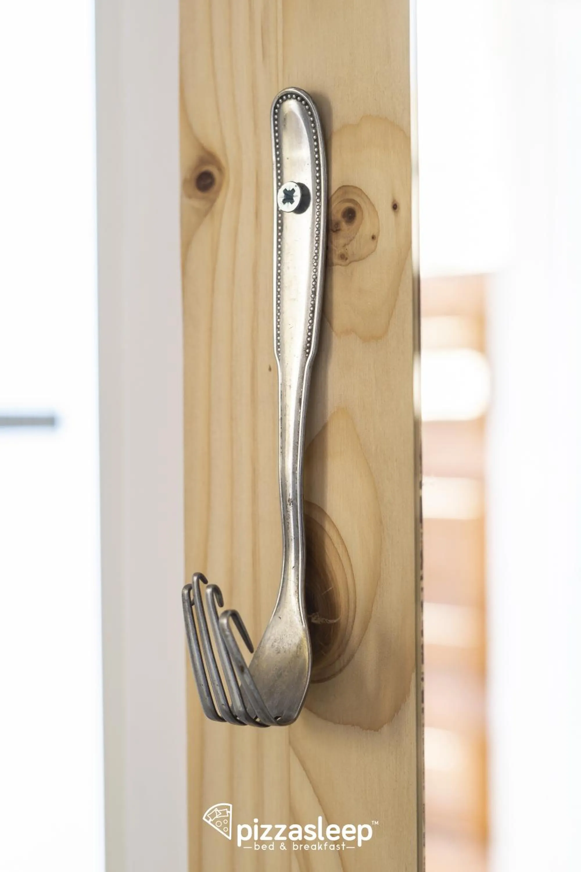 Decorative detail in PizzaSleep B&B