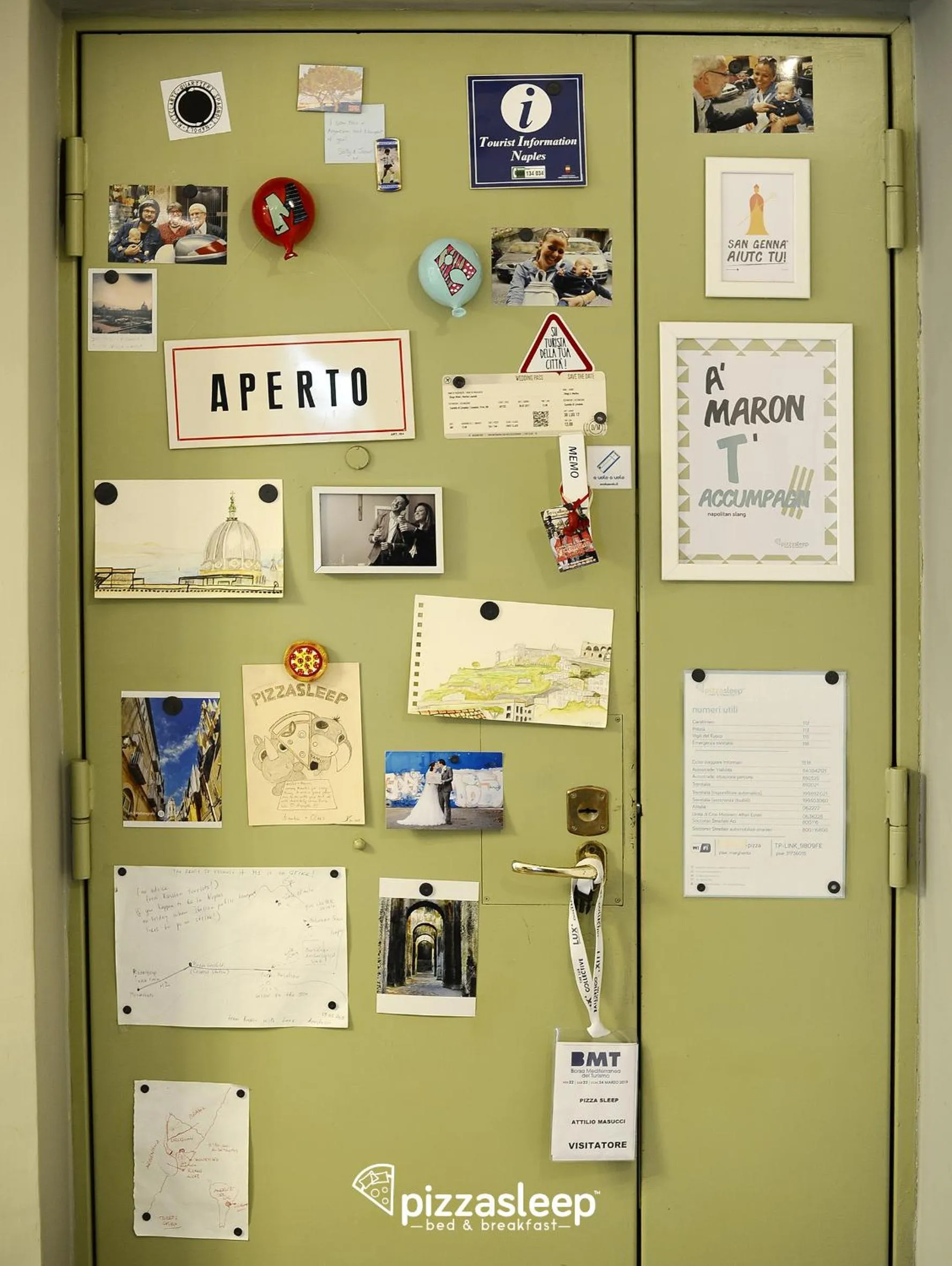 Lobby or reception in PizzaSleep B&B