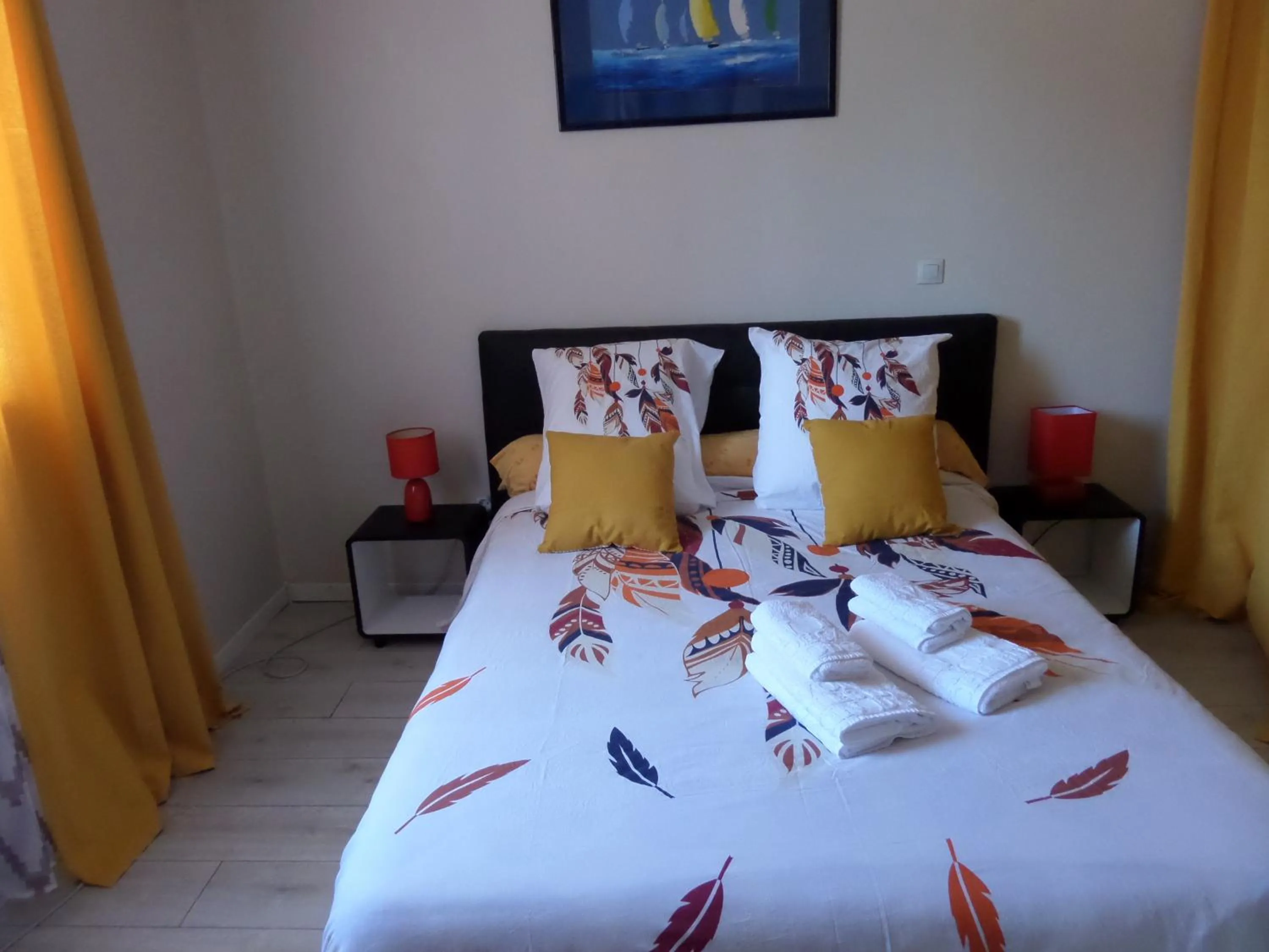 Bedroom, Bed in Chambre d'hotes ronquer