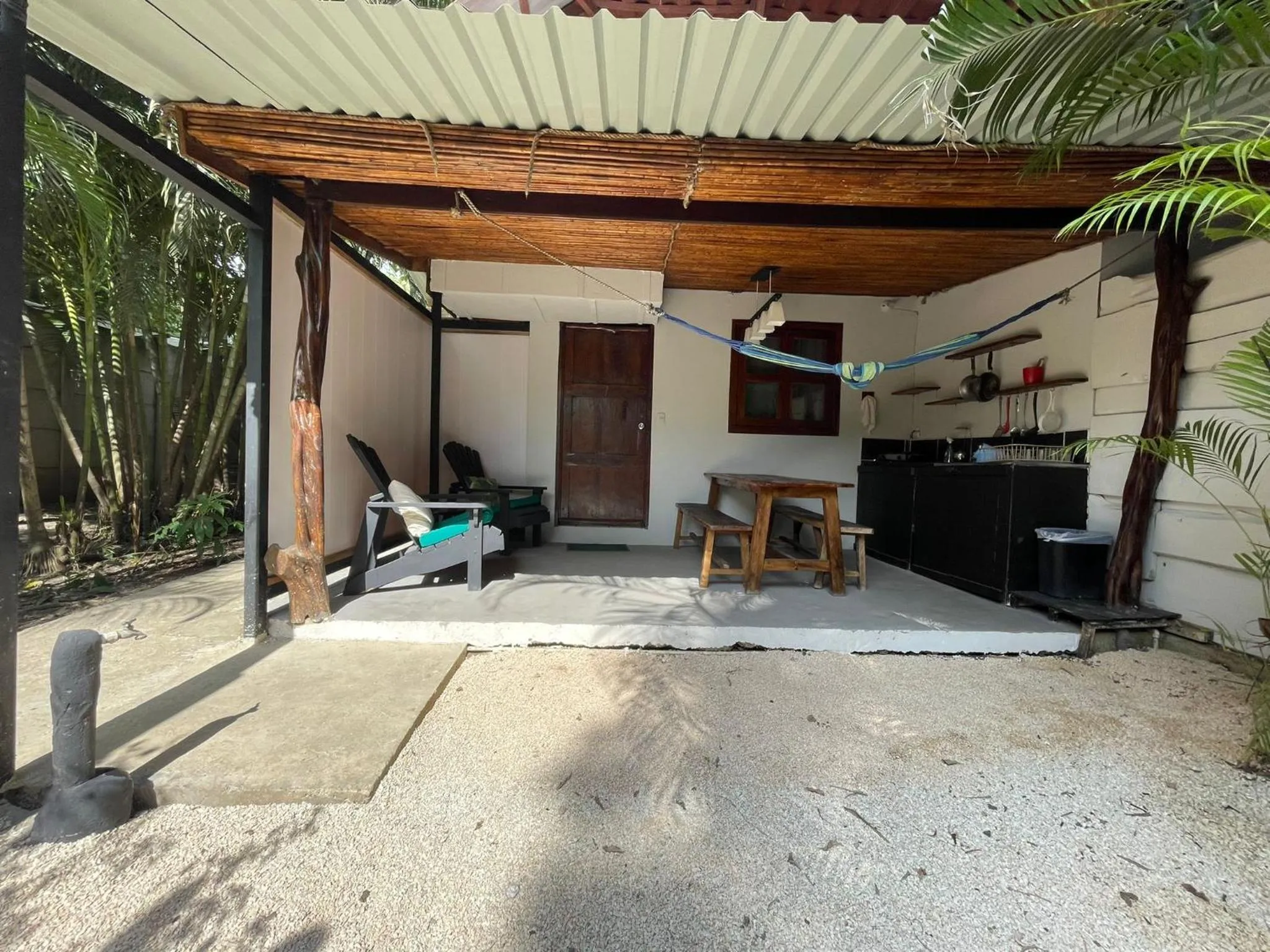 Patio in Beach Cabinas