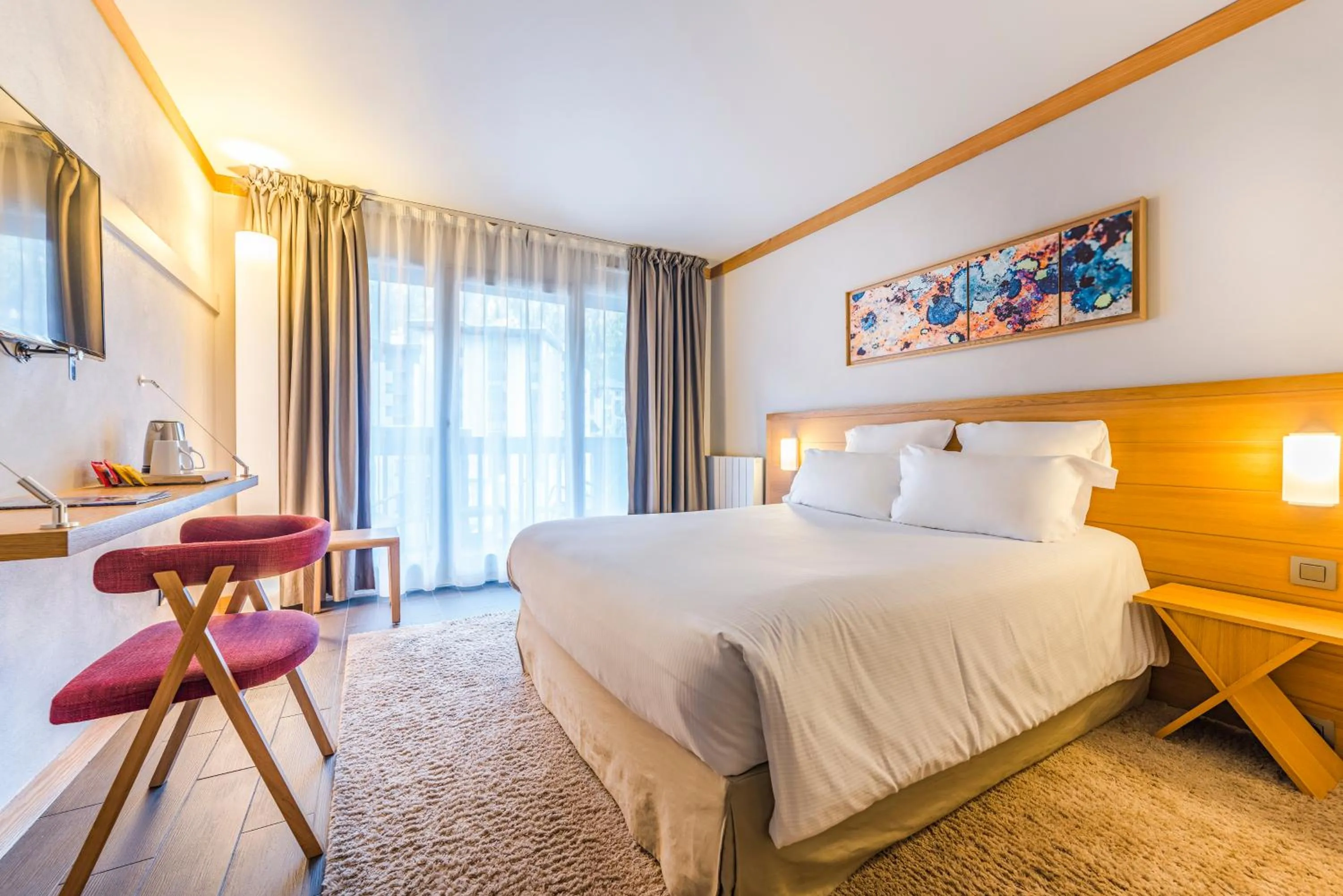 Bedroom, Bed in Hotel Le Morgane