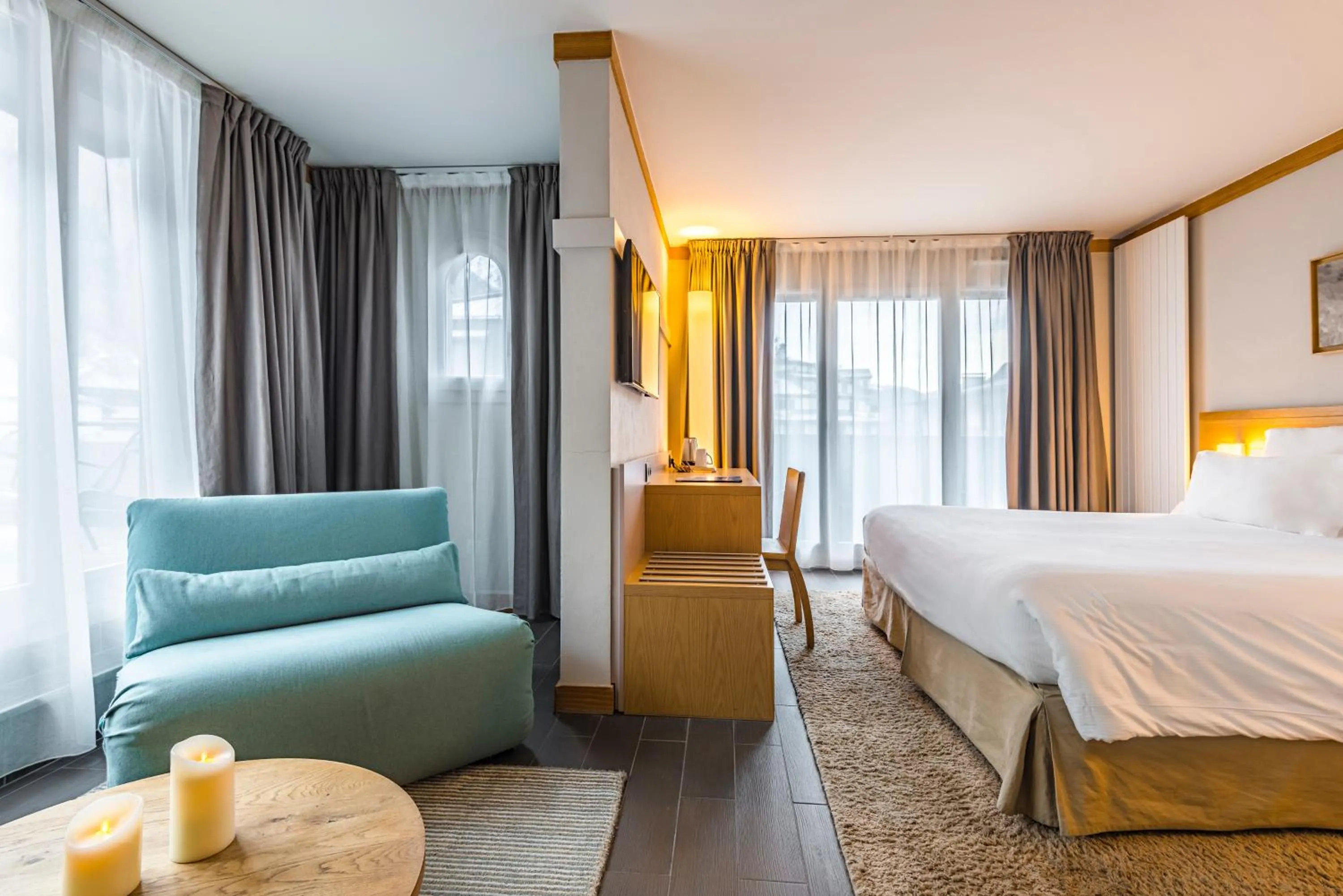 Bedroom, Bed in Hotel Le Morgane