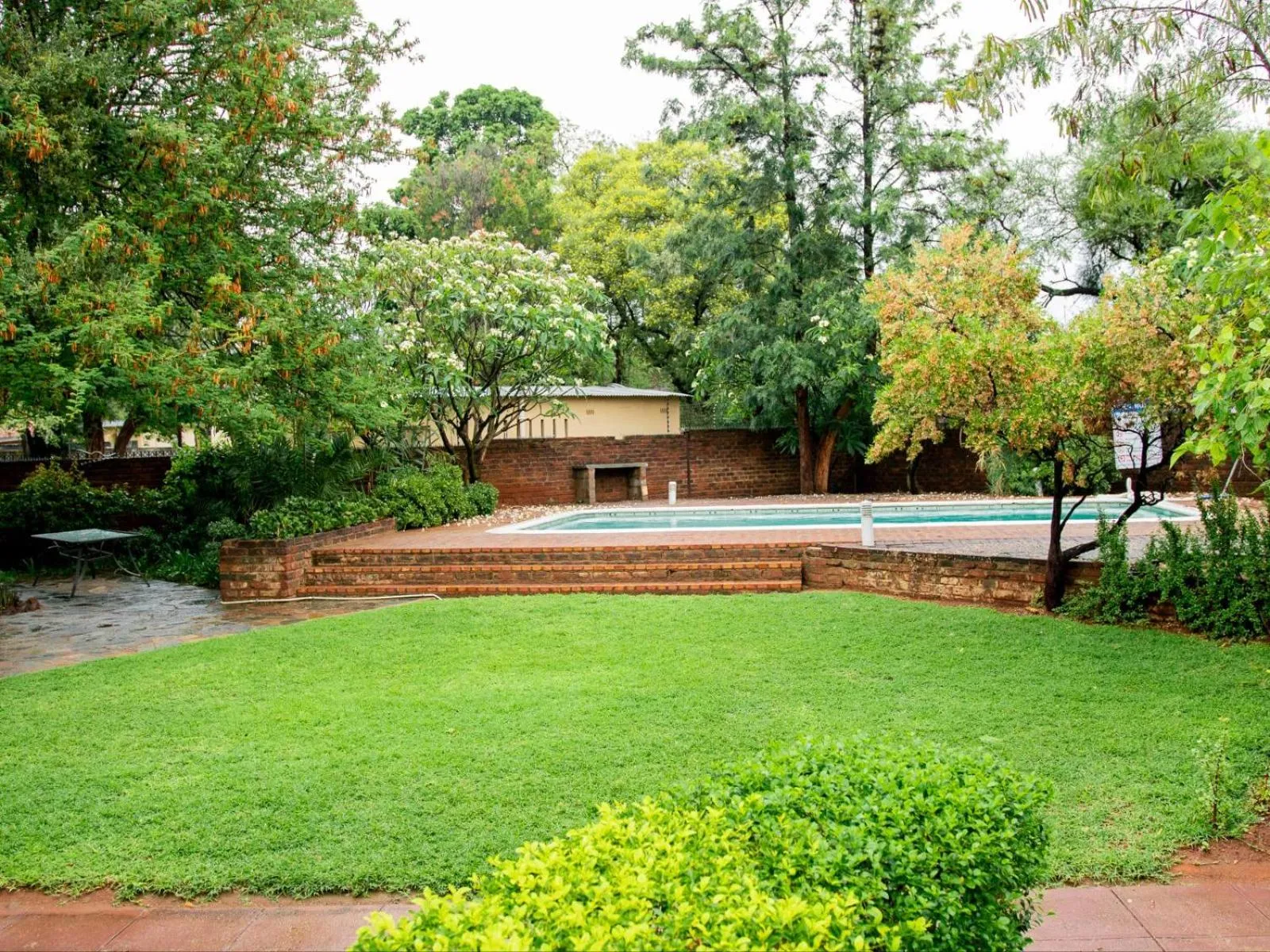 Pool view in River-Ridge Guest House