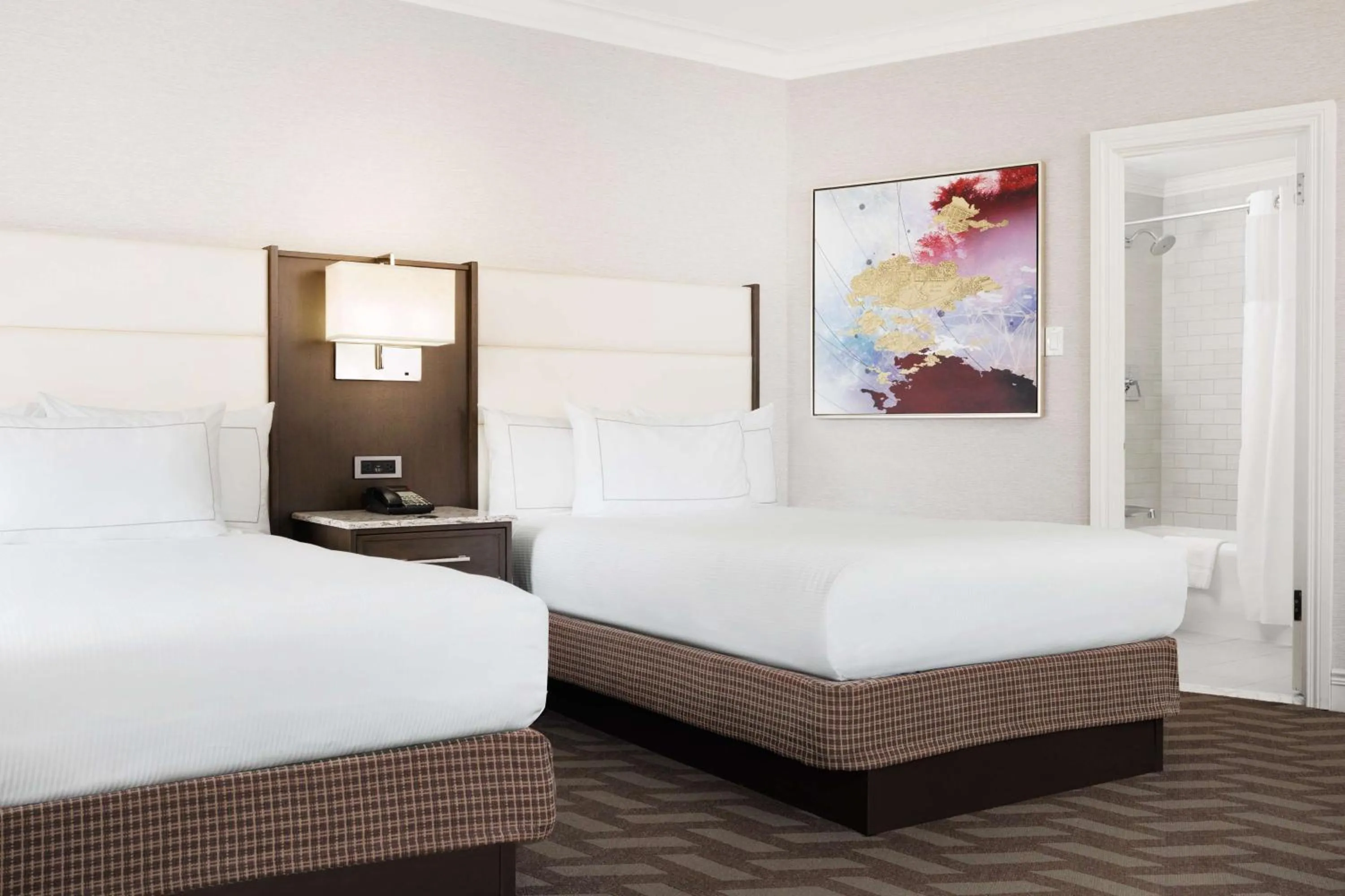 Bed in Hilton Boston Park Plaza