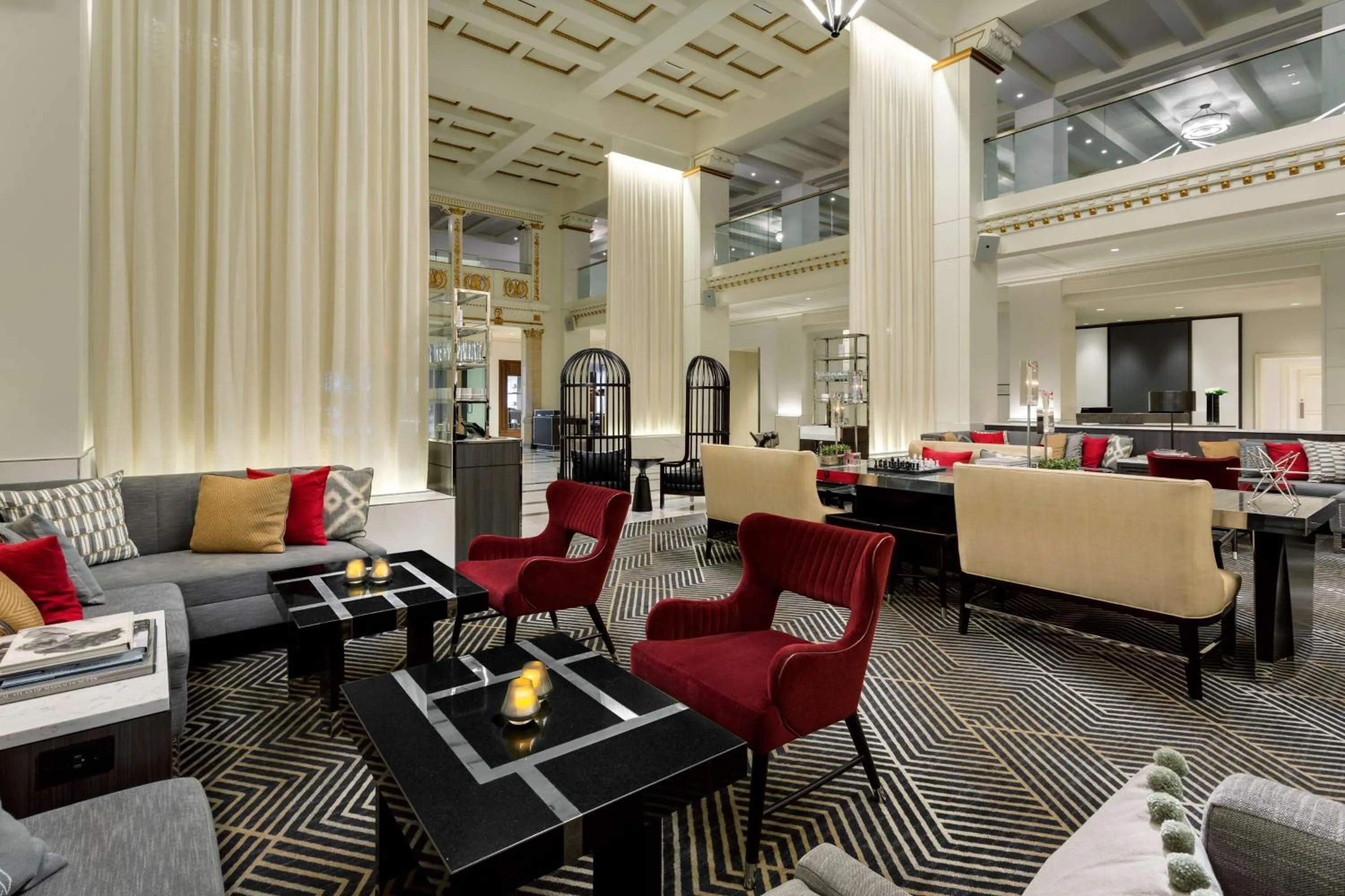 Lobby or reception in Hilton Boston Park Plaza