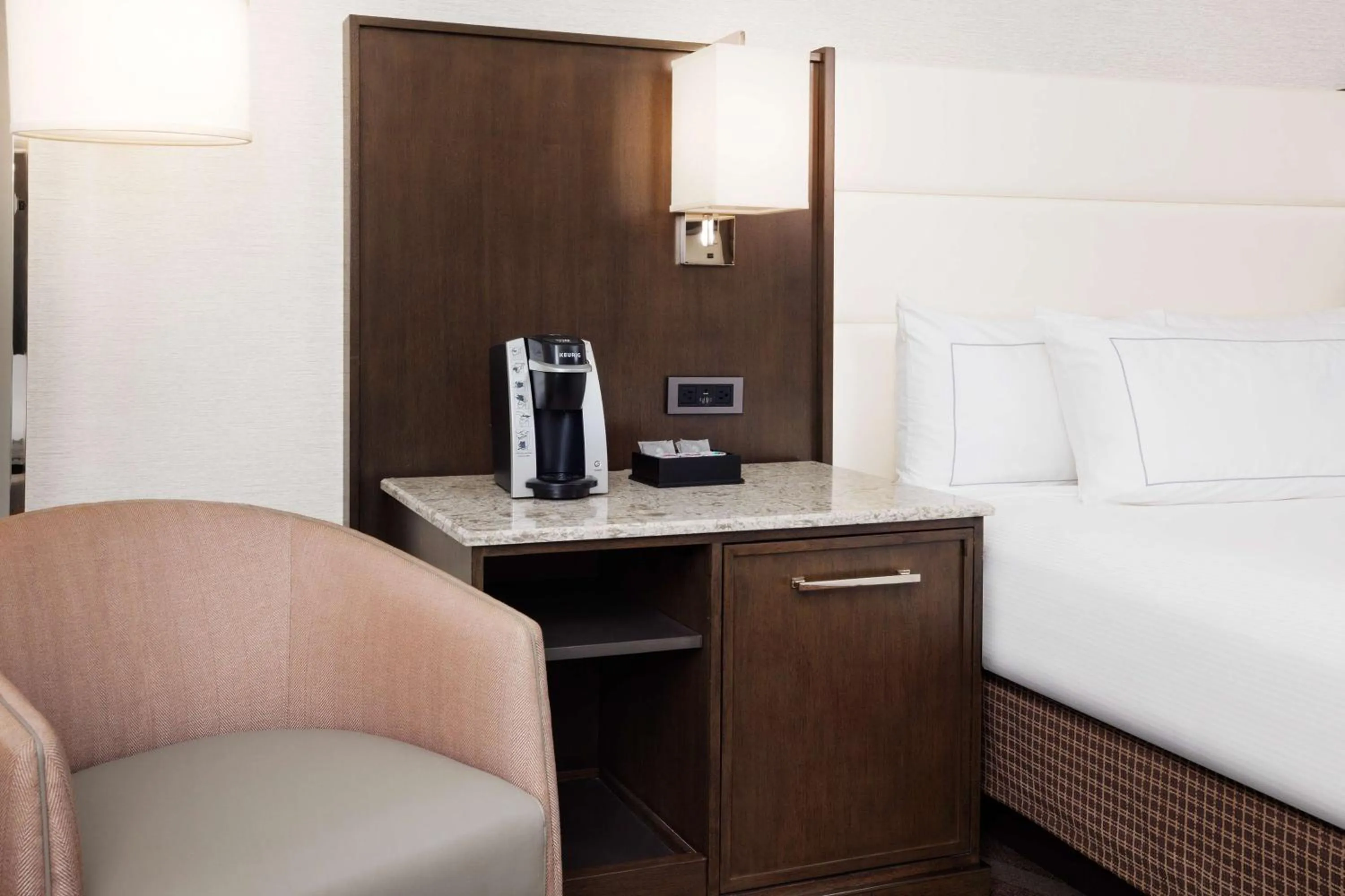 Bed in Hilton Boston Park Plaza