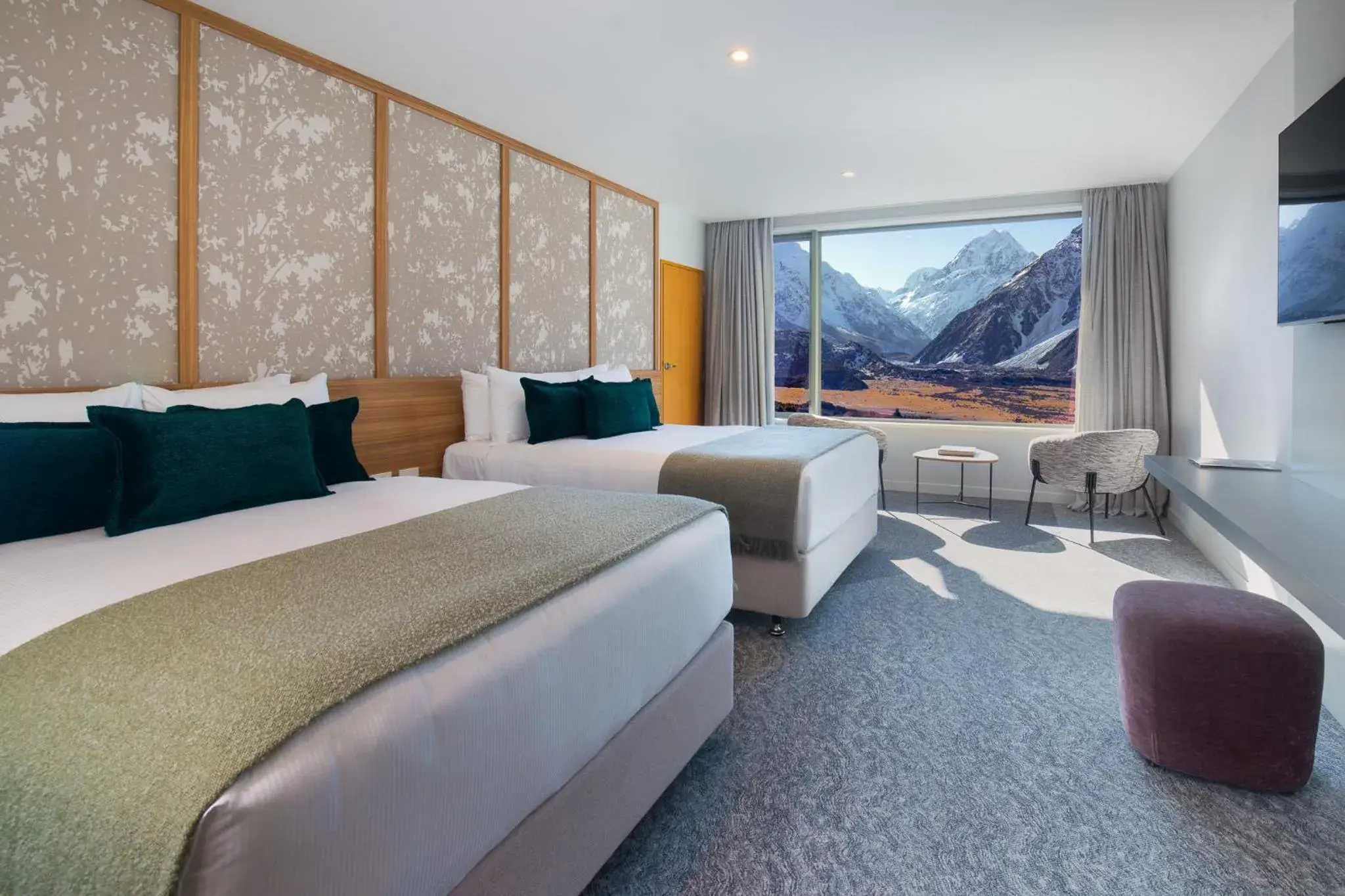 Premium Plus Room with Two Queen Beds in The Hermitage Hotel Mt Cook Premium Plus Room with Two Queen Beds in The Hermitage Hotel Mt Cook