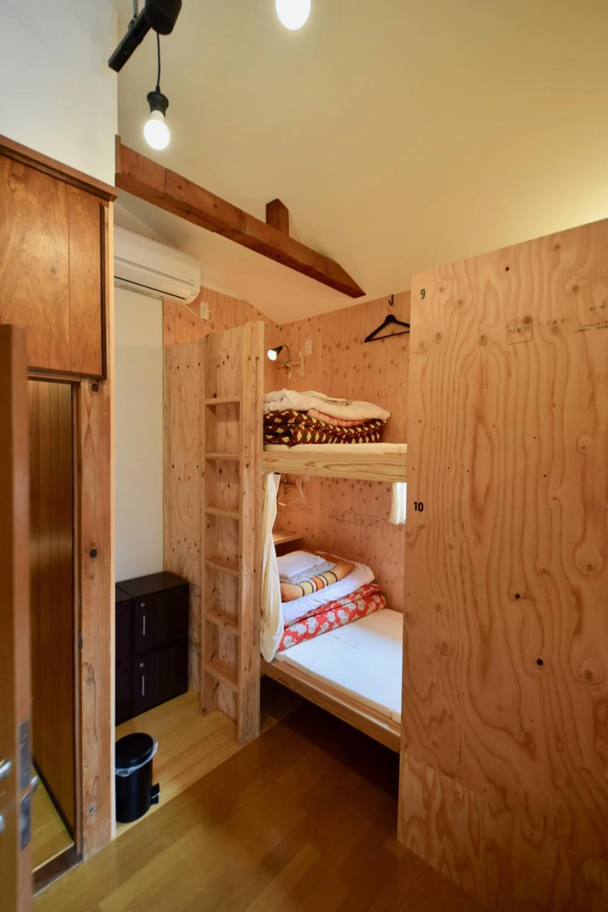 Bed in Saga International Guesthouse Hagakure