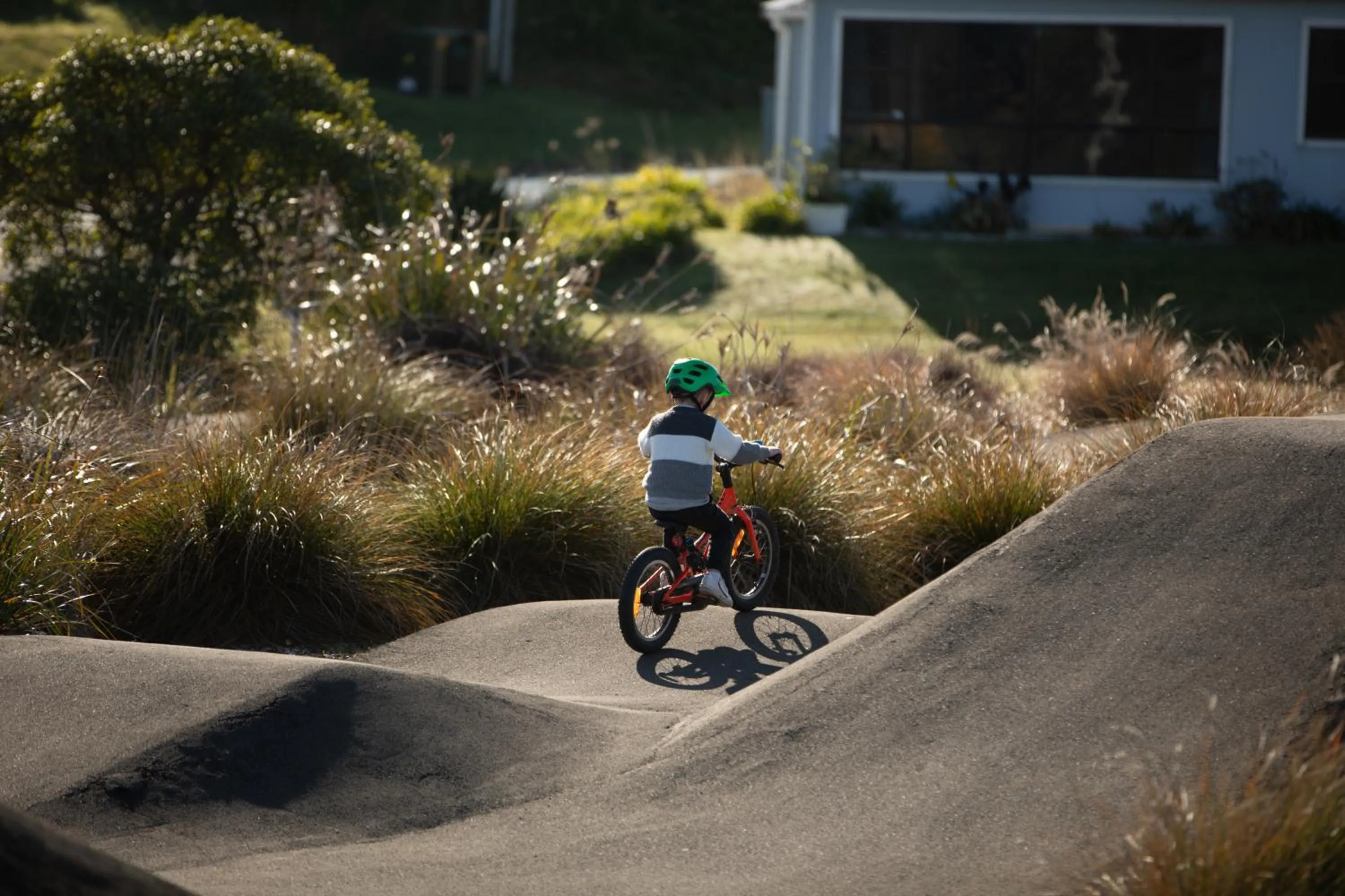 Children play ground in Foxton Beach Holiday Park