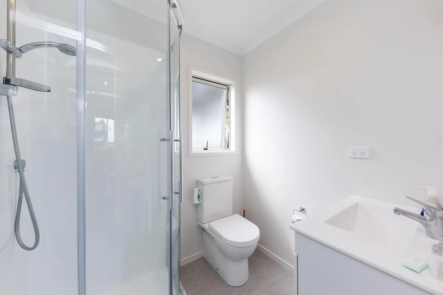 Shower in Foxton Beach Holiday Park