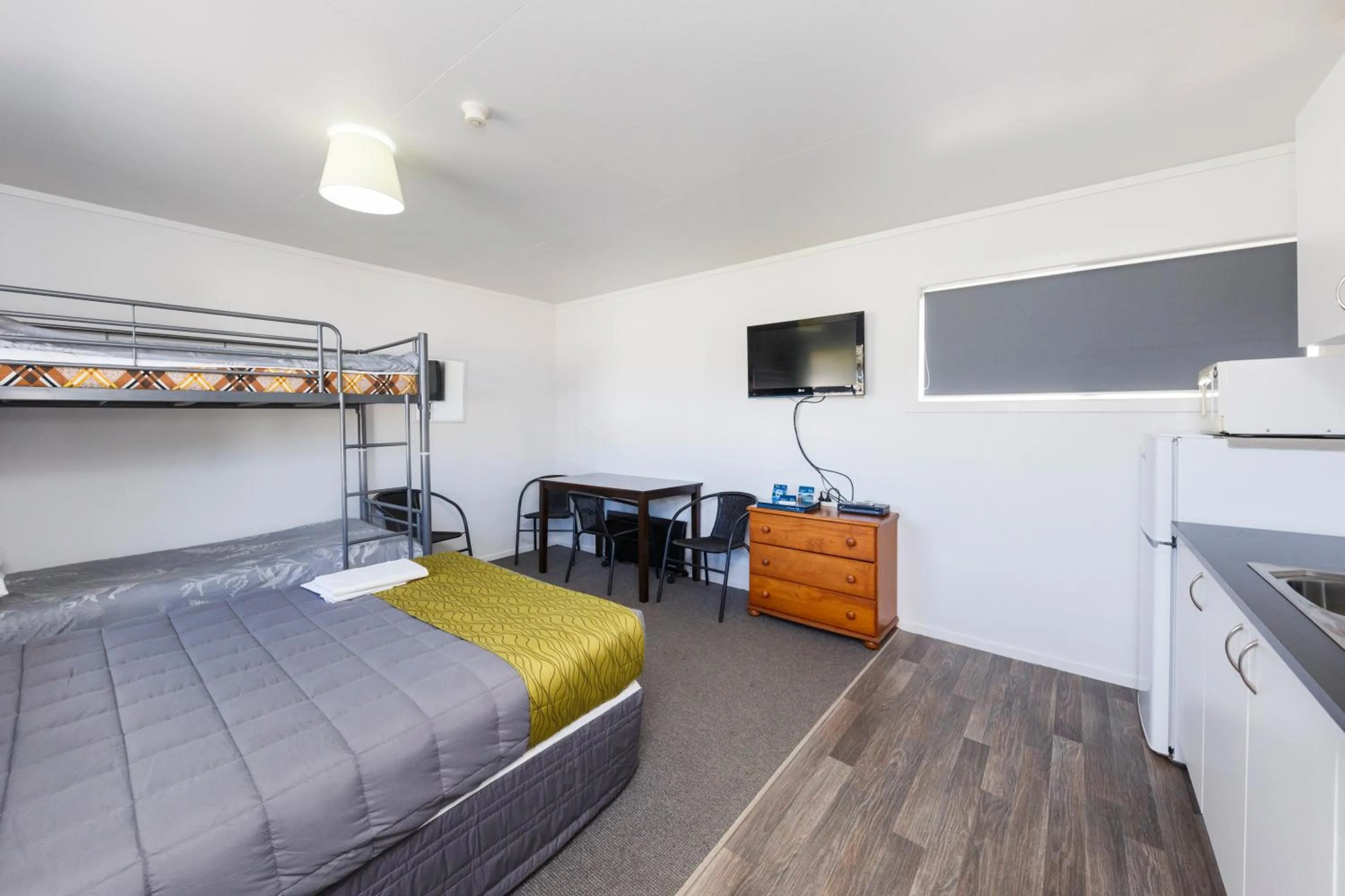 Bed in Foxton Beach Holiday Park