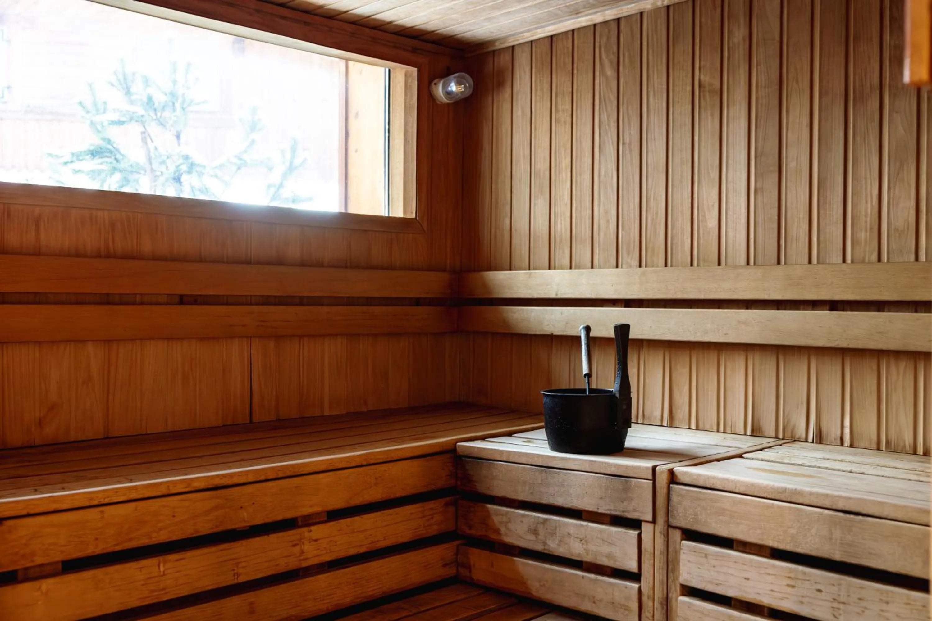 Sauna in Hôtel Les Aiglons Chamonix