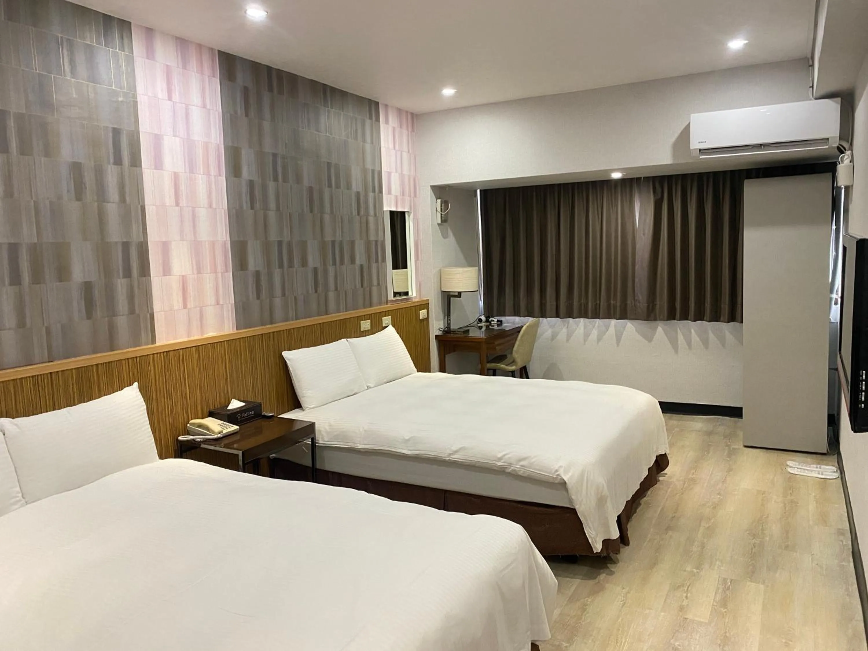 Bed in Taipei Hotel Zoo