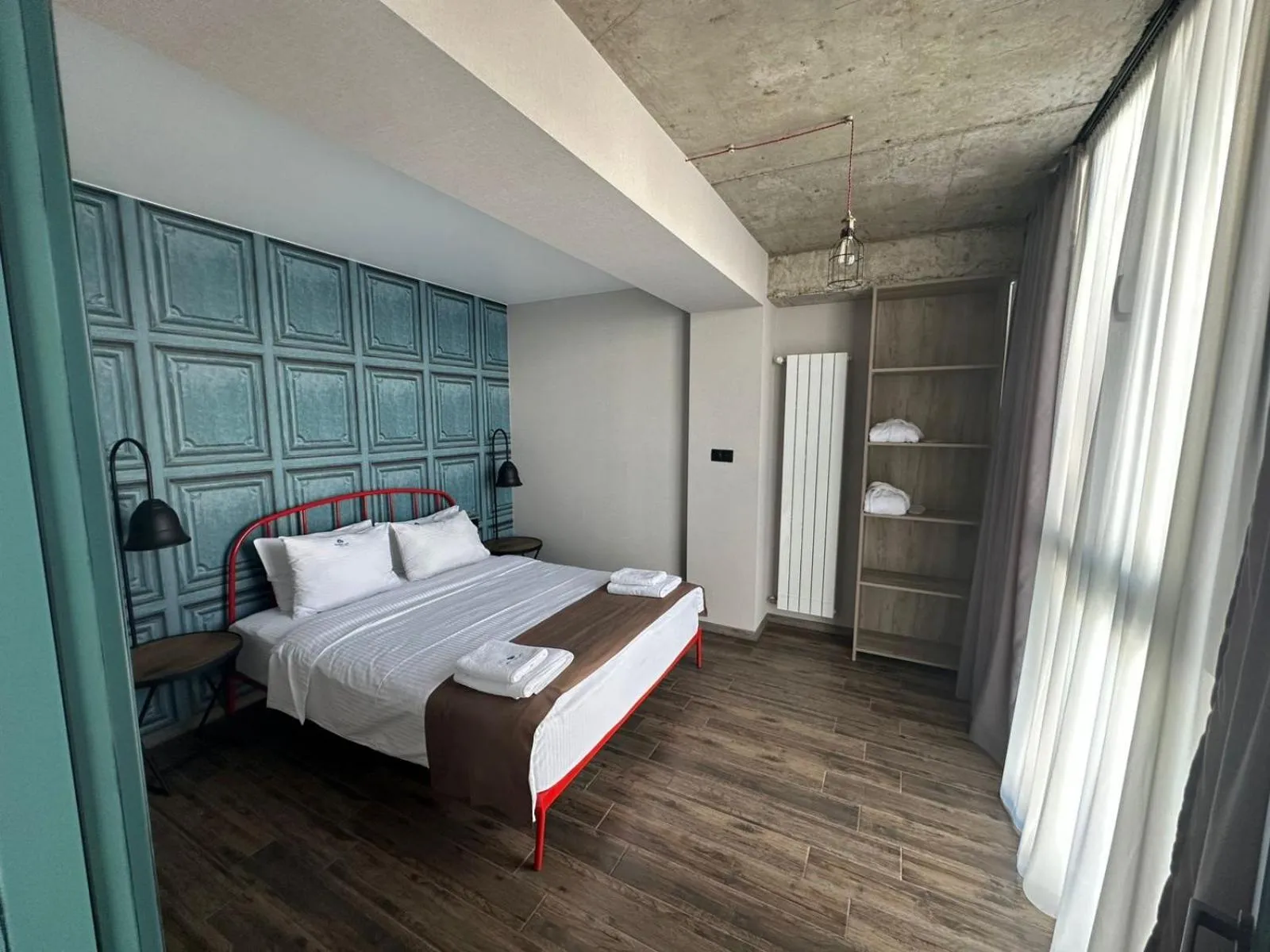 Bed in Gudauri Loft Hotel