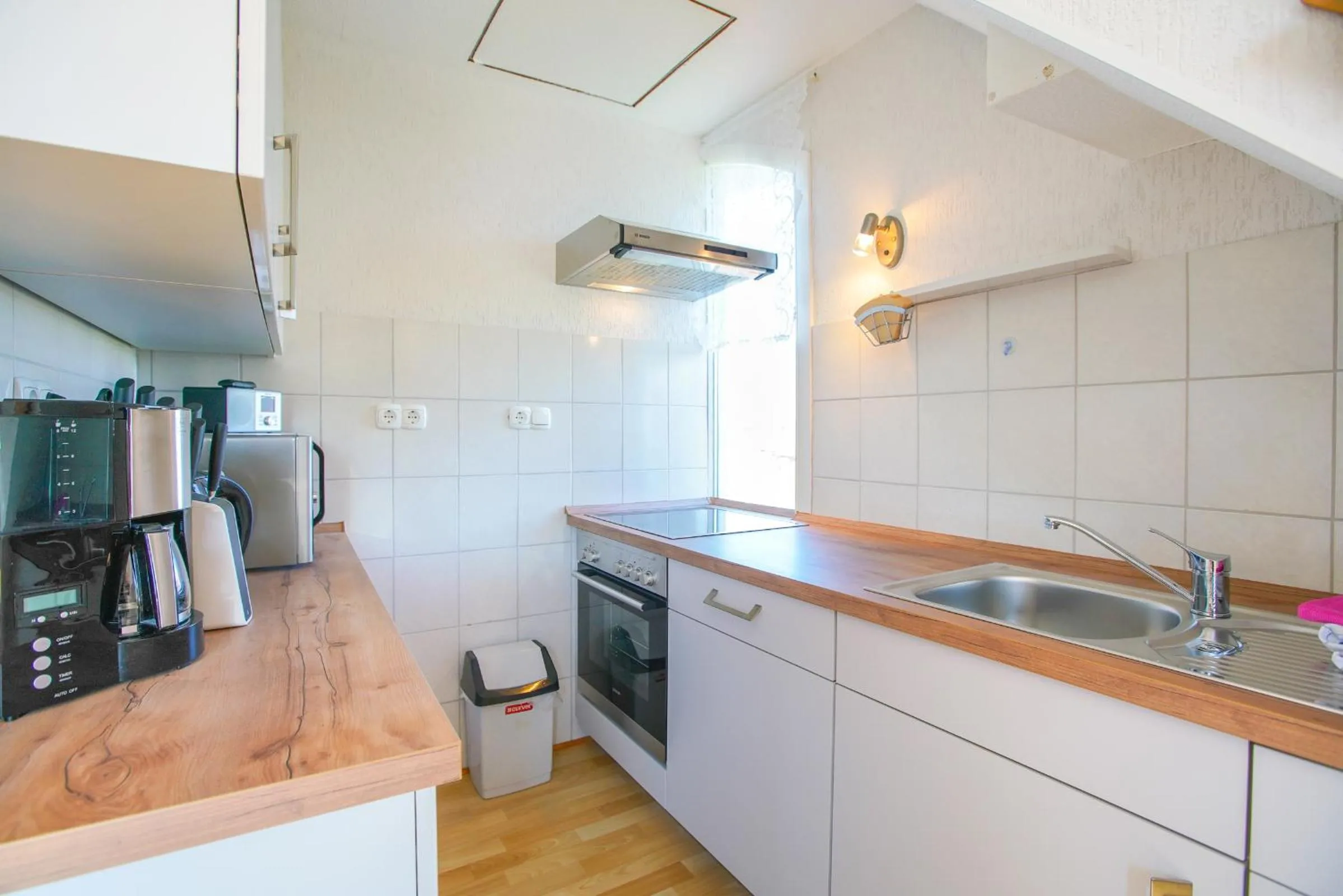 Kitchen or kitchenette in Ferienhaus Daheim