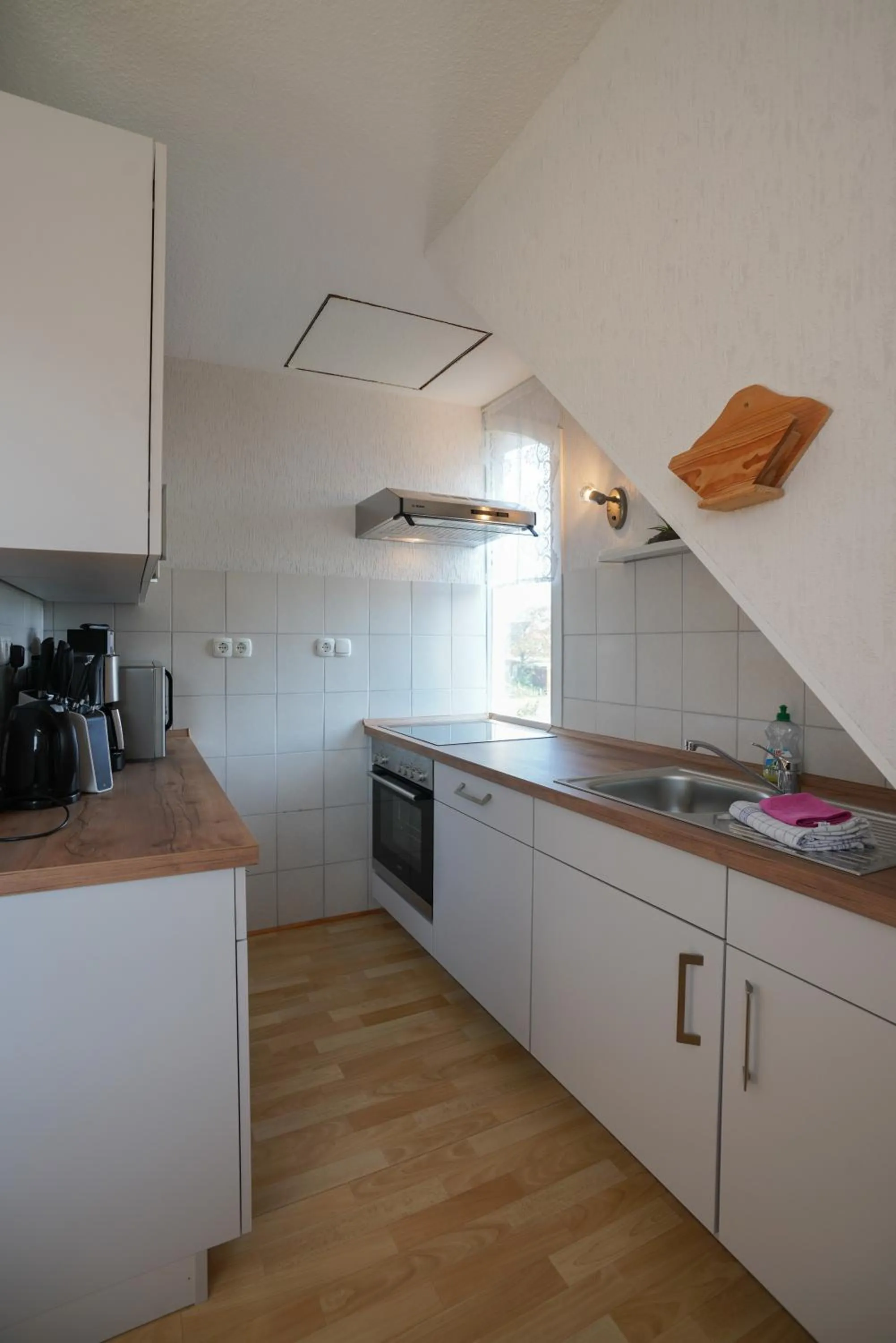 Kitchen or kitchenette in Ferienhaus Daheim