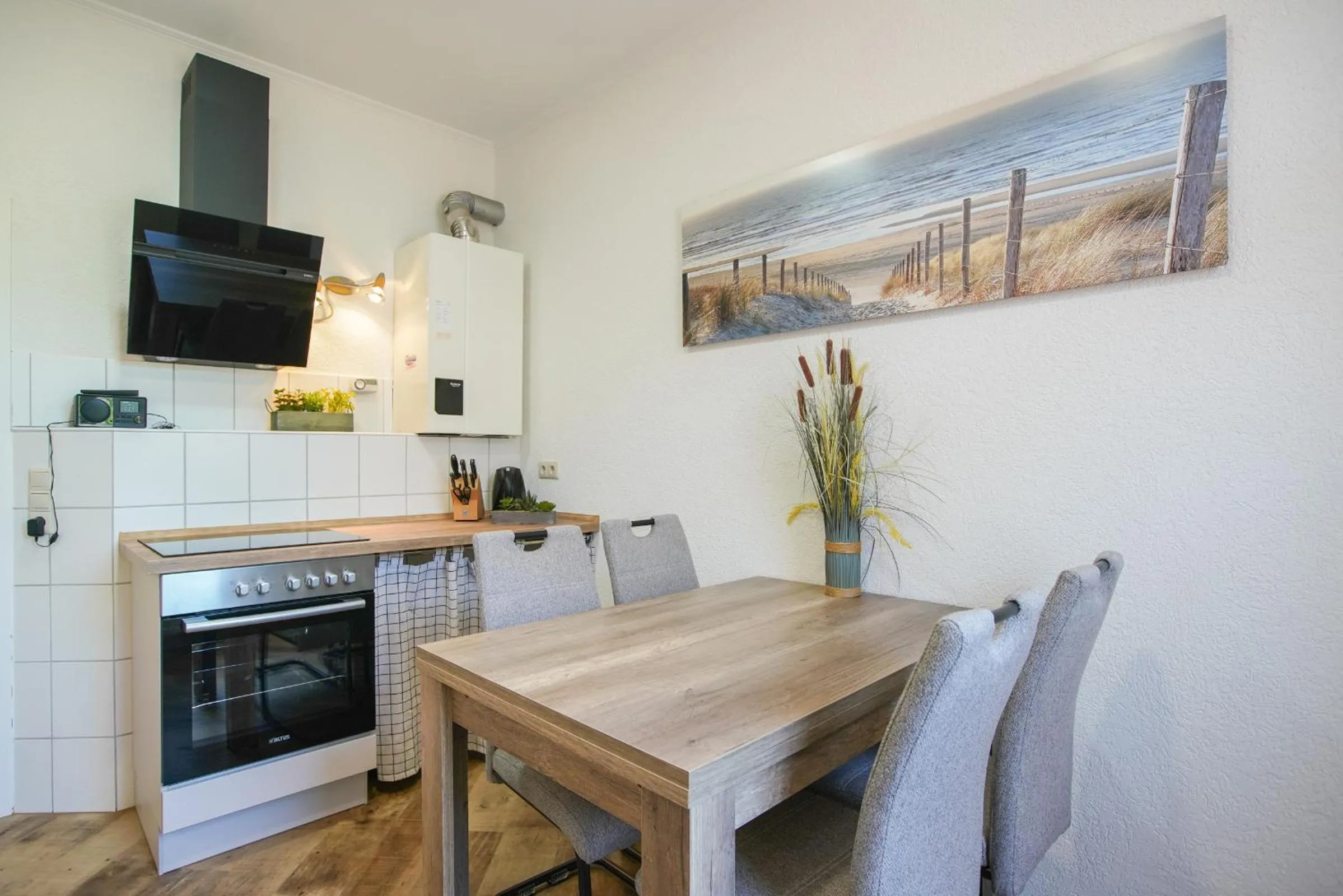 Kitchen or kitchenette in Ferienhaus Daheim