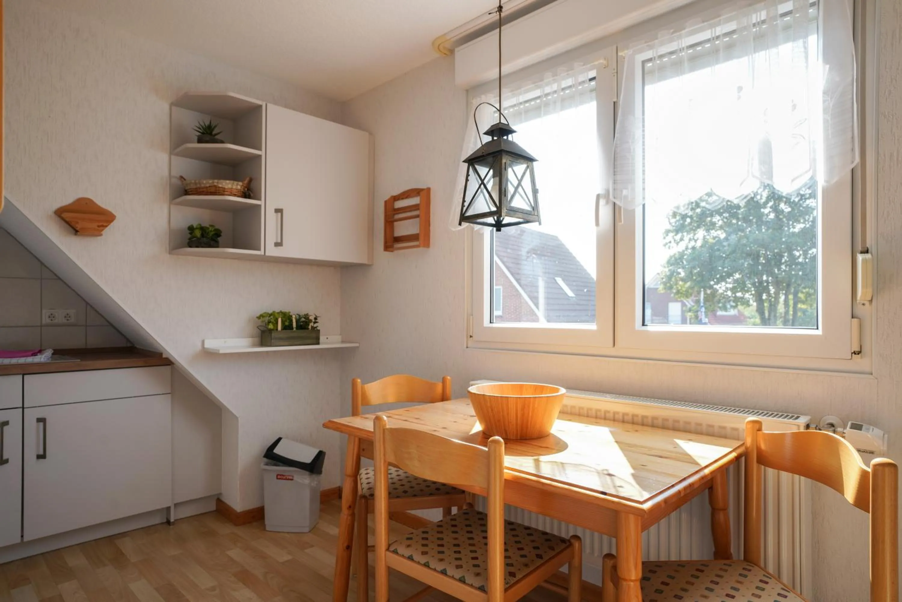 Kitchen or kitchenette in Ferienhaus Daheim
