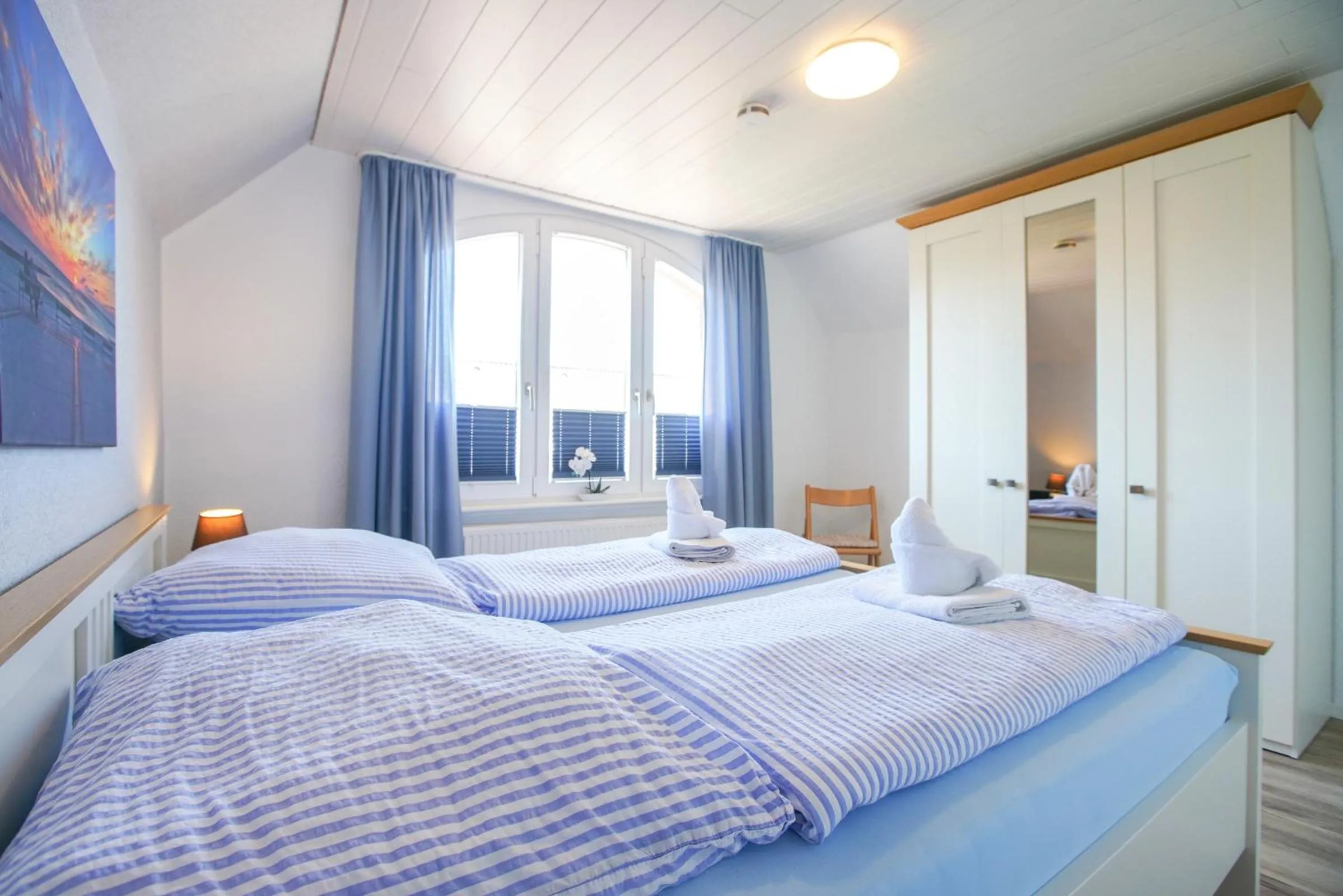 Bedroom, Bed in Ferienhaus Daheim