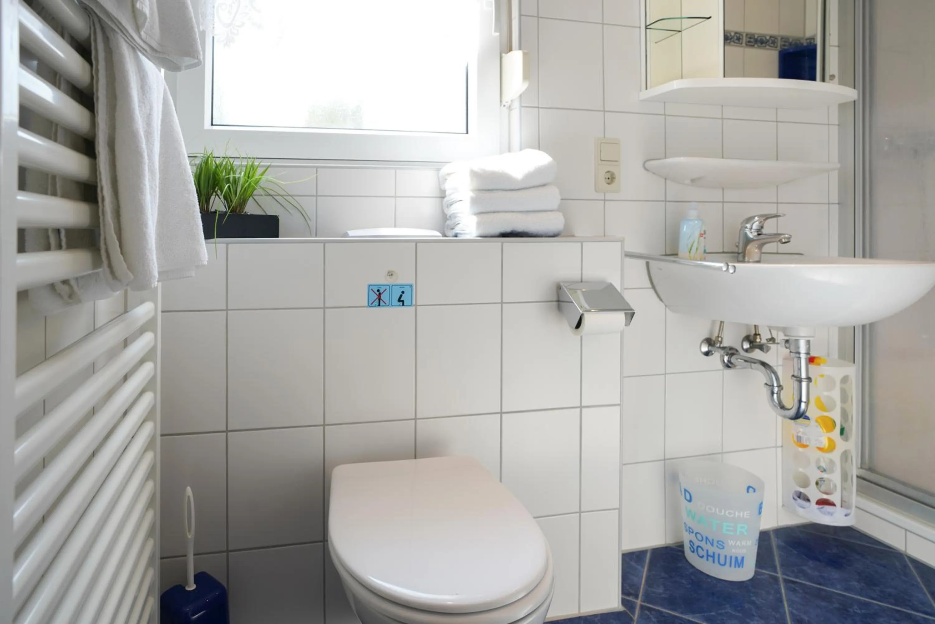 Toilet in Ferienhaus Daheim