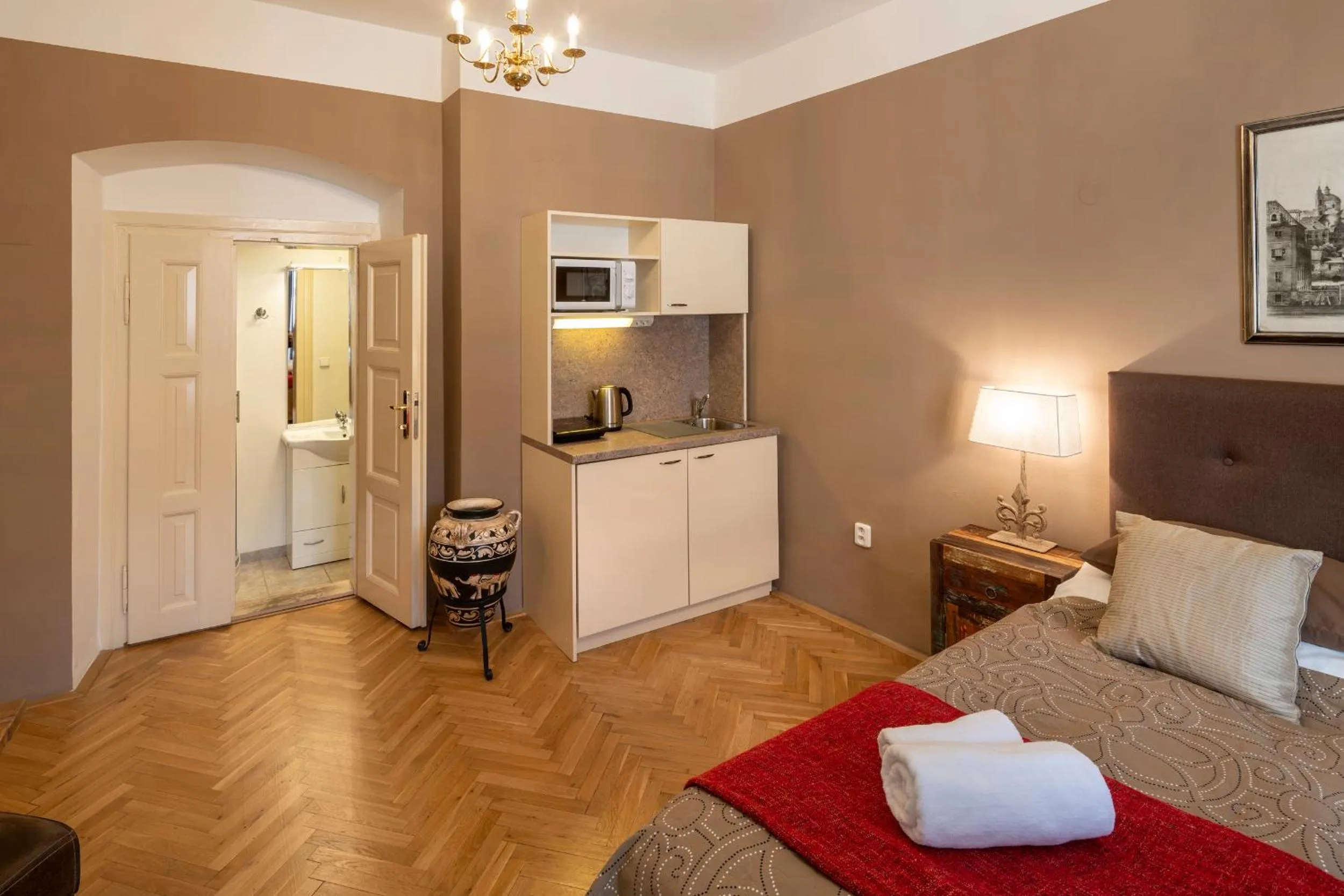 Coffee/tea facilities, Bed in Old Town - Aparthotel Michalska