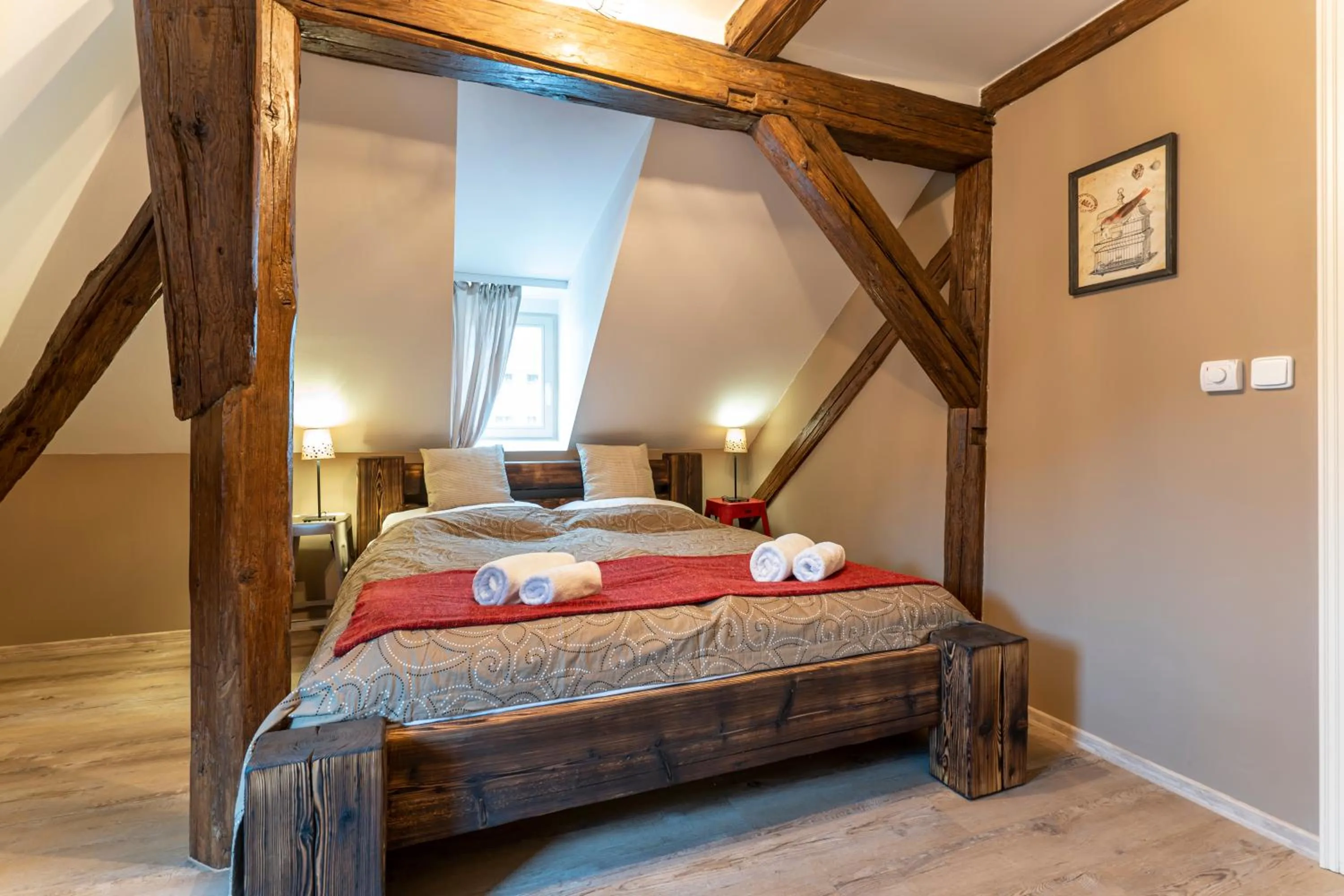 Bedroom, Bed in Old Town - Aparthotel Michalska