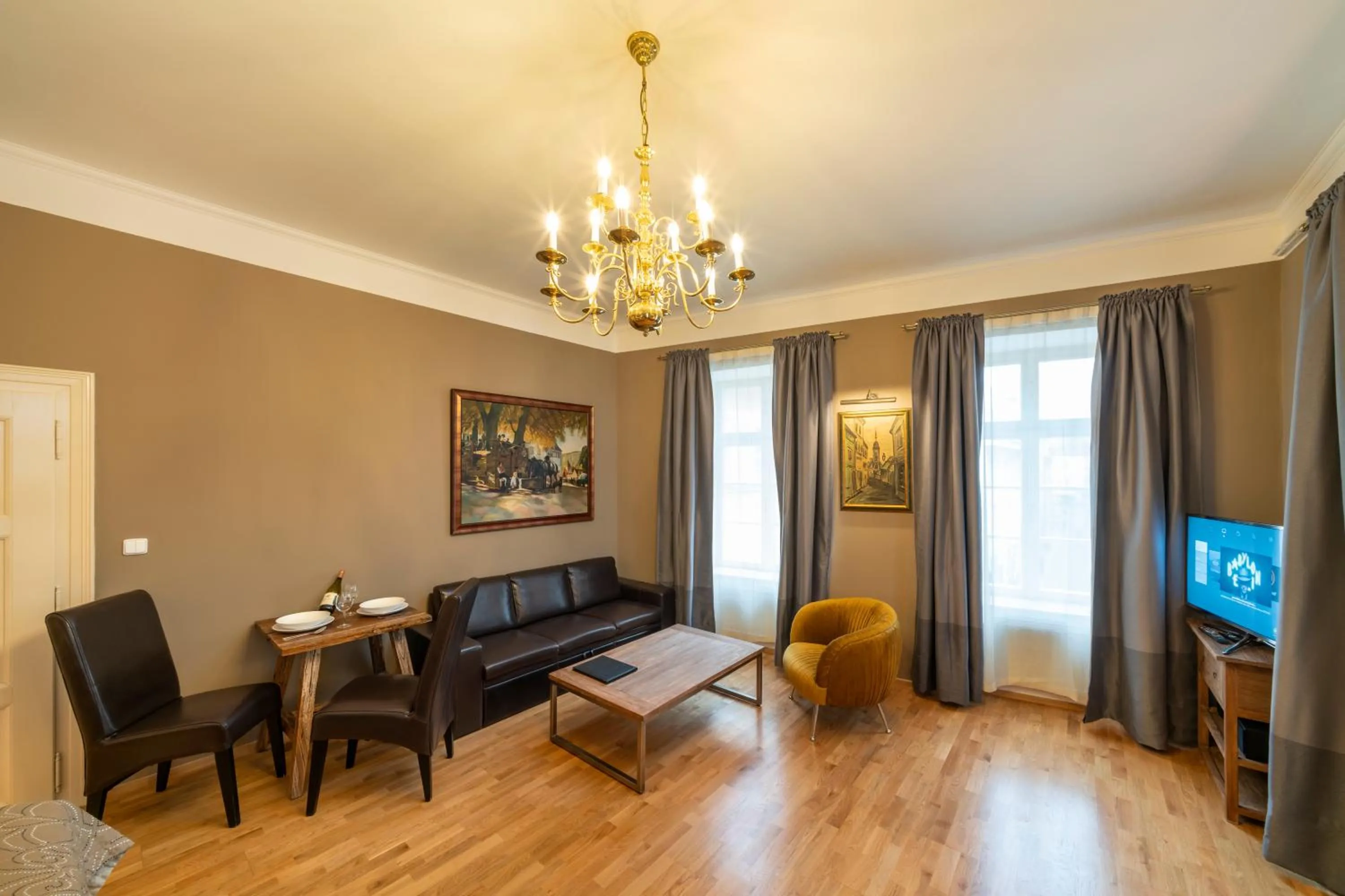 Seating area in Old Town - Aparthotel Michalska