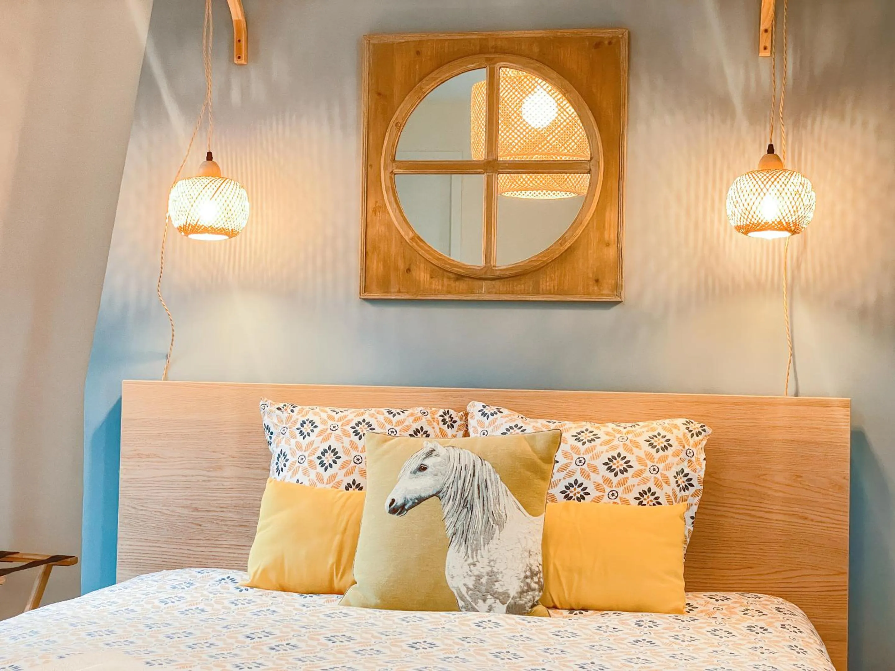 Bedroom, Bed in Clementines House Honfleur