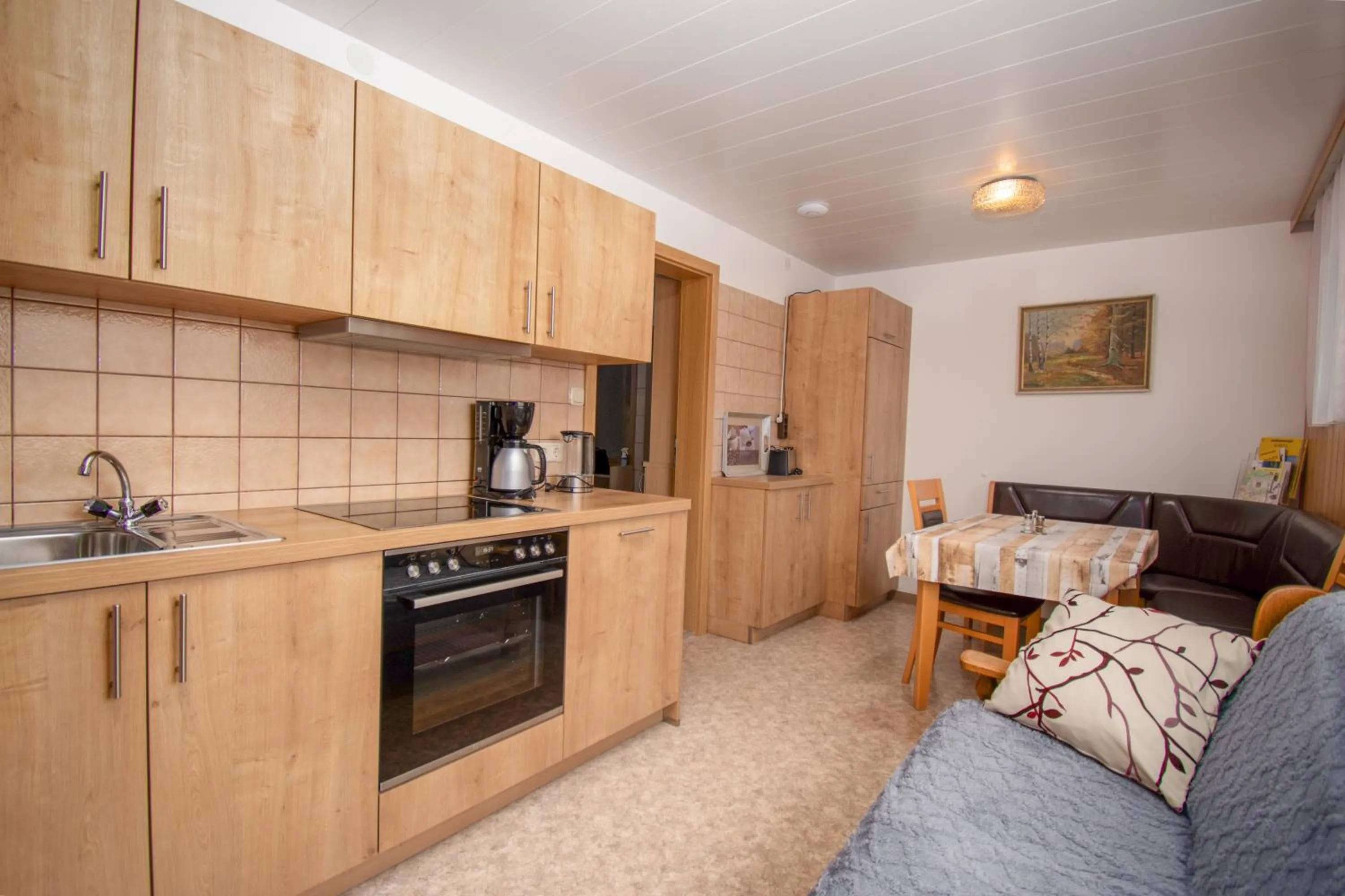 Kitchen or kitchenette in Haus Straubinger-Tiefenbacher