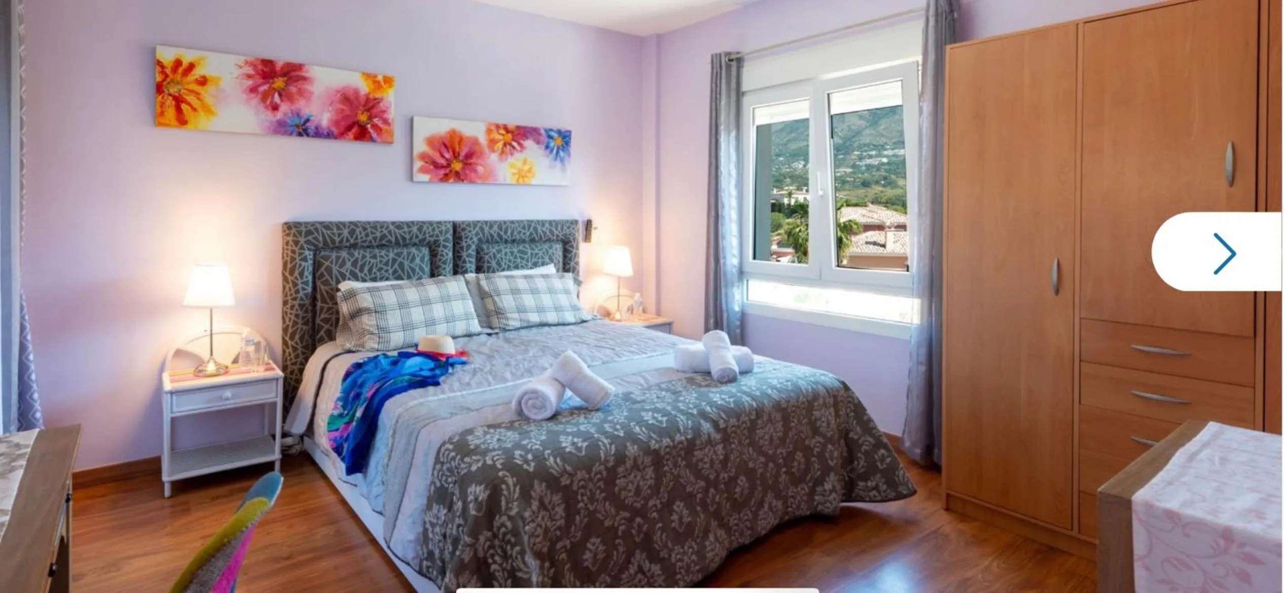 Bed in Villa Paraisos