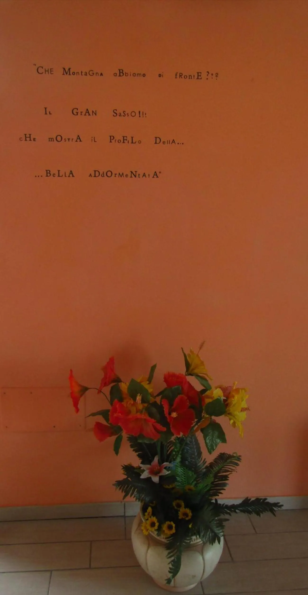 Living room in La Bella Addormentata