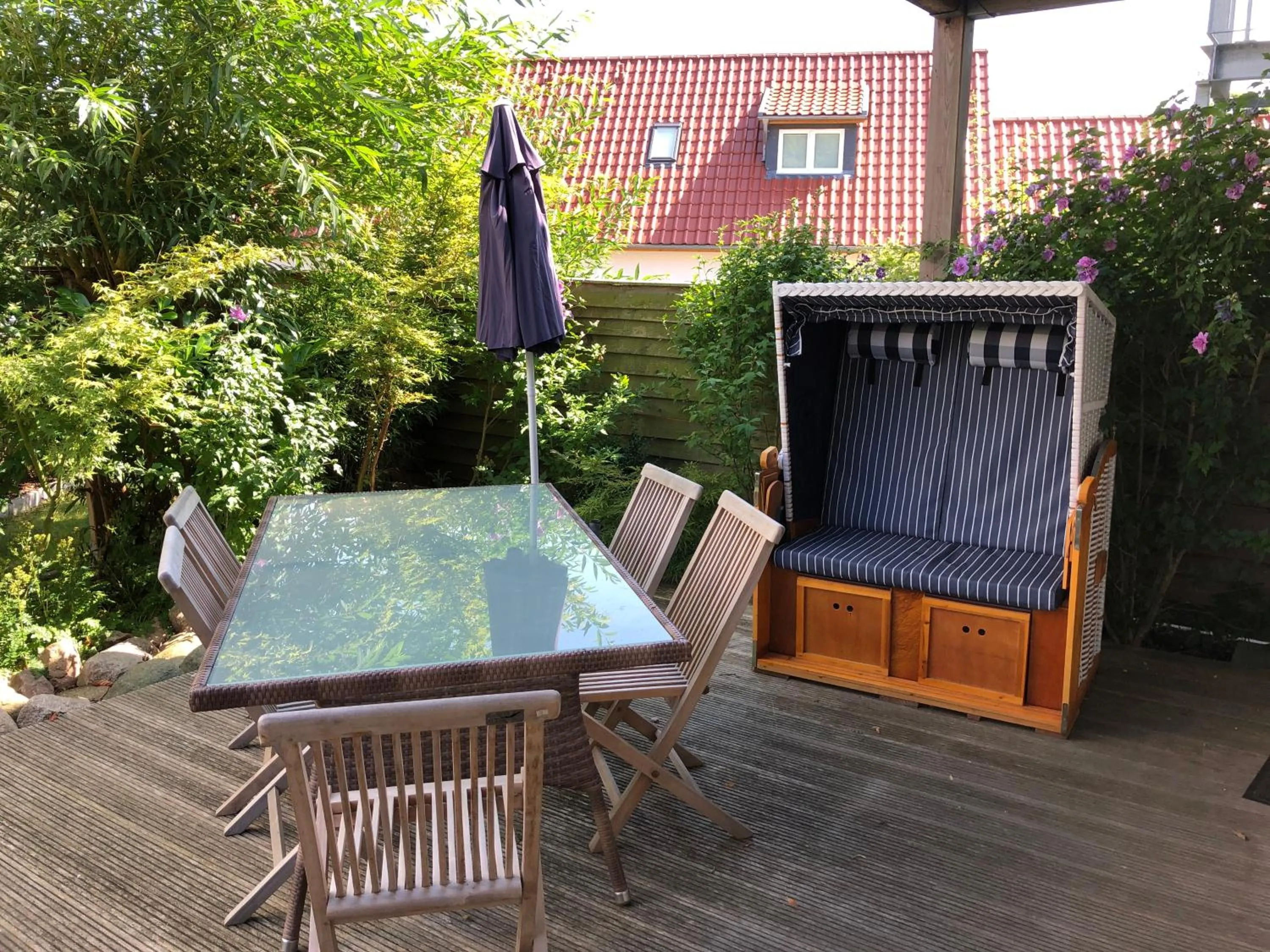 Balcony/Terrace in Wind und Wetter