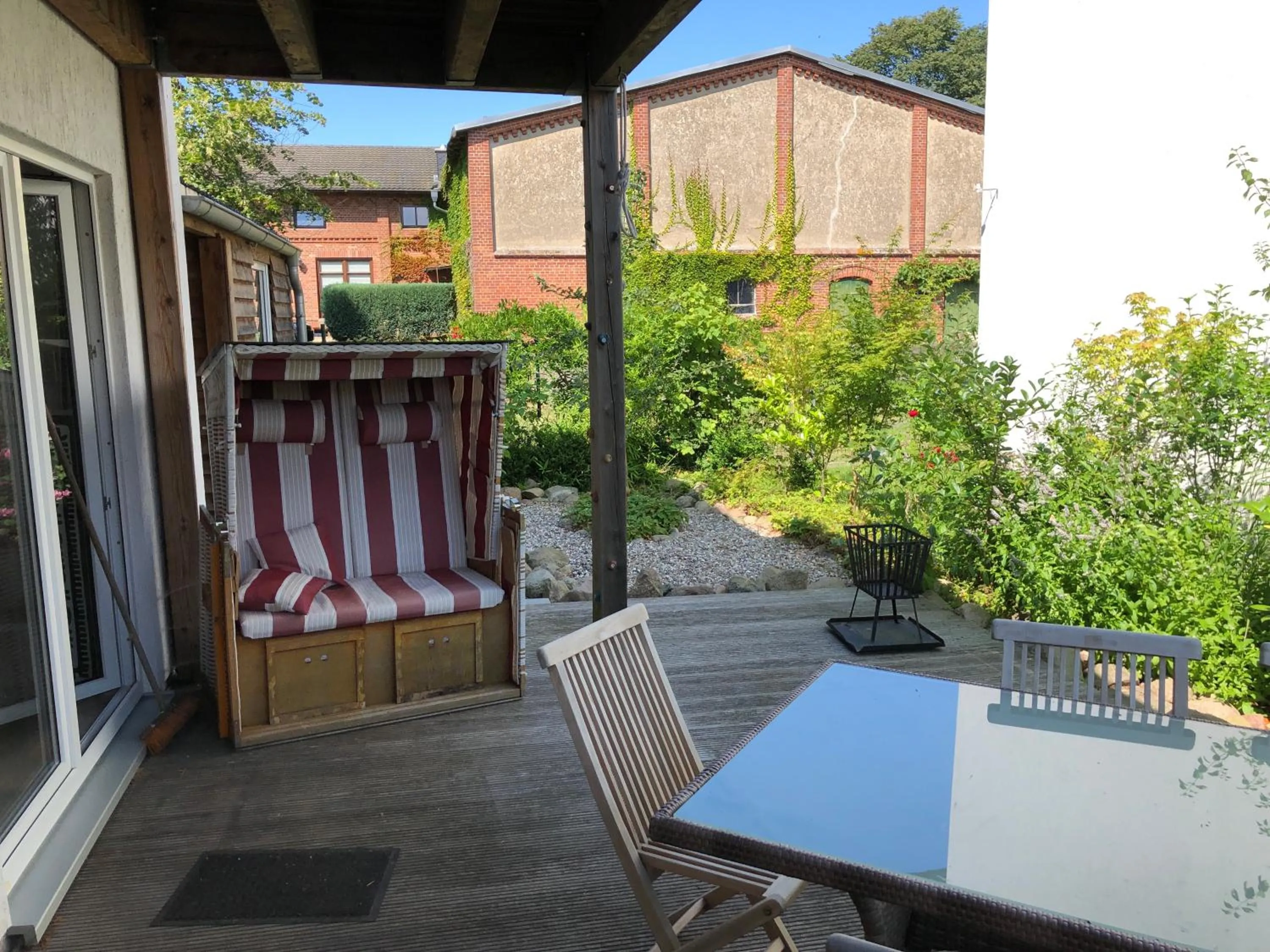 Balcony/Terrace in Wind und Wetter