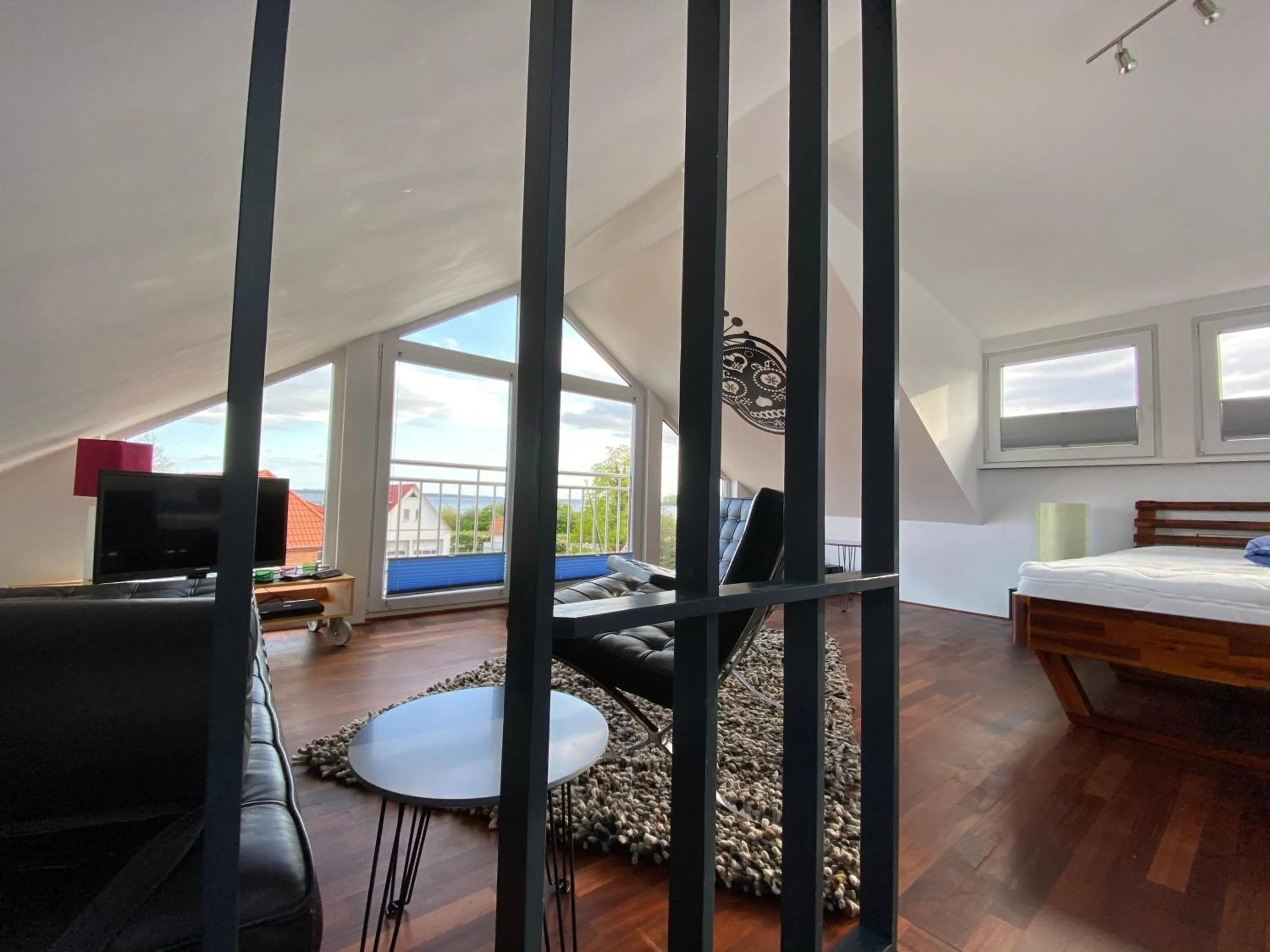 Living room, Bed in Wind und Wetter