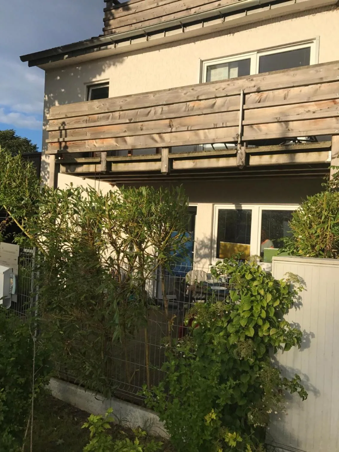 Balcony/Terrace in Wind und Wetter