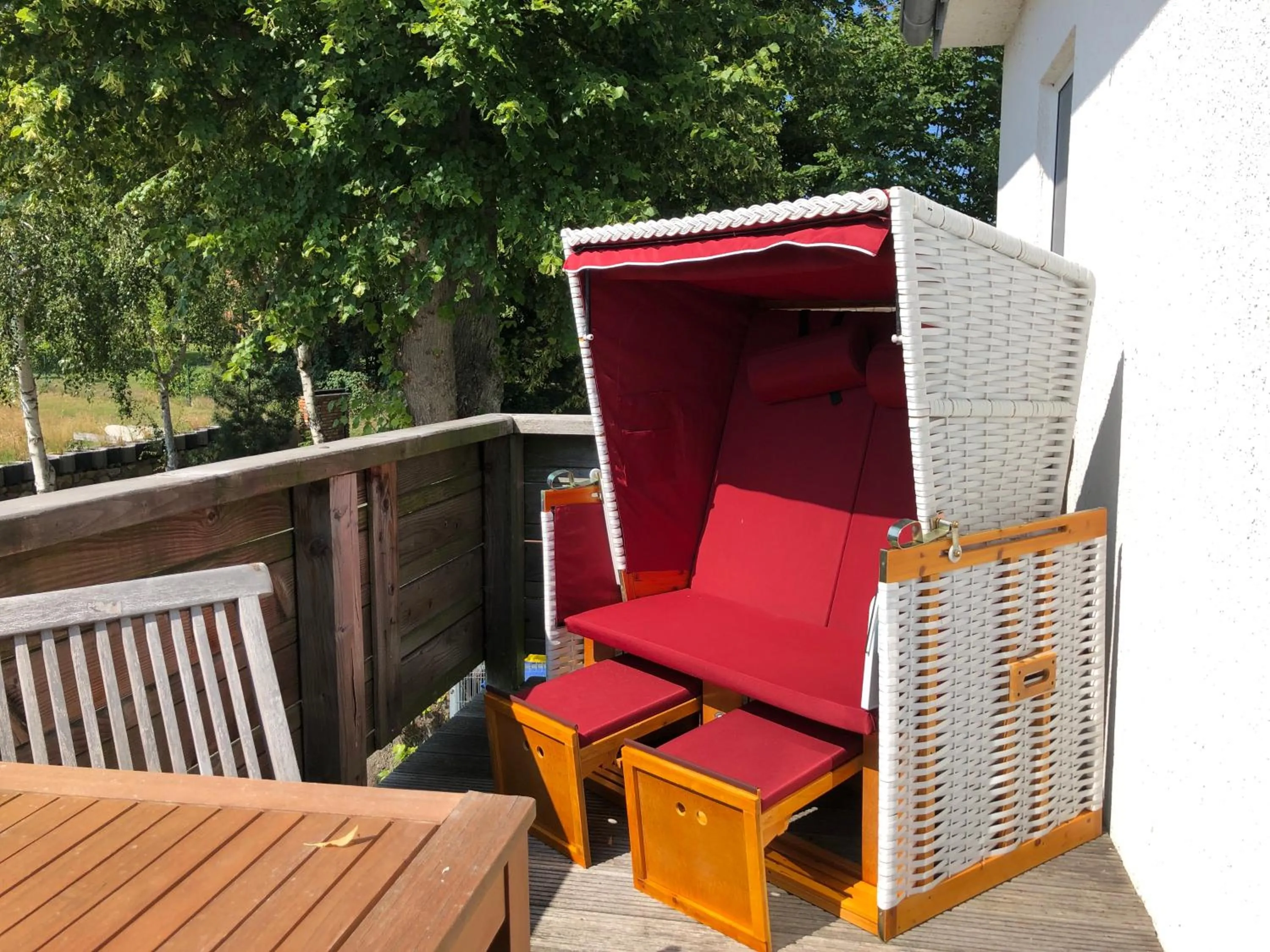 Balcony/Terrace in Wind und Wetter
