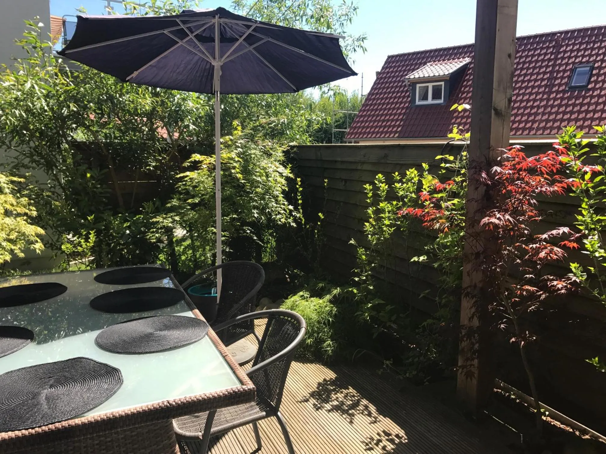 Balcony/Terrace in Wind und Wetter