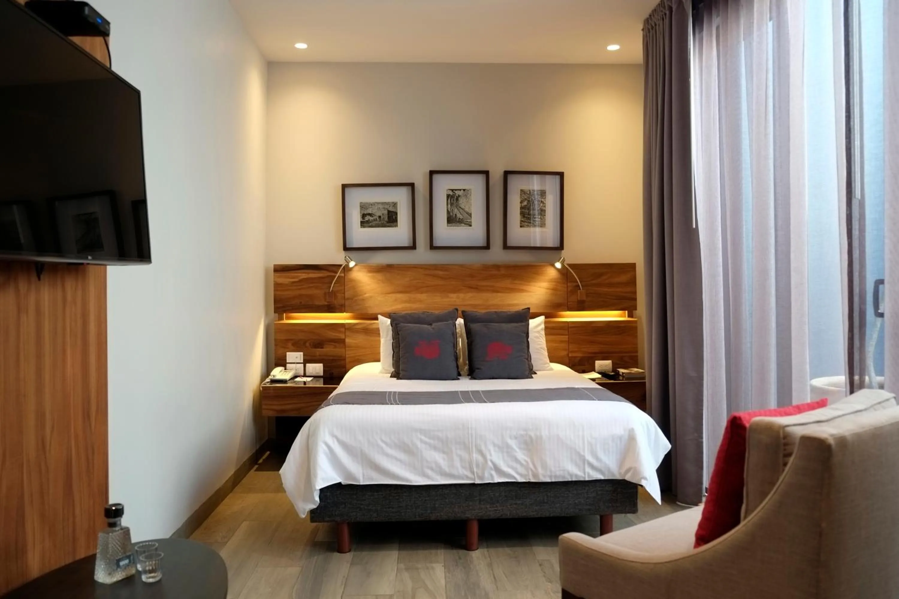 Bed in El Callejón Hotel Boutique