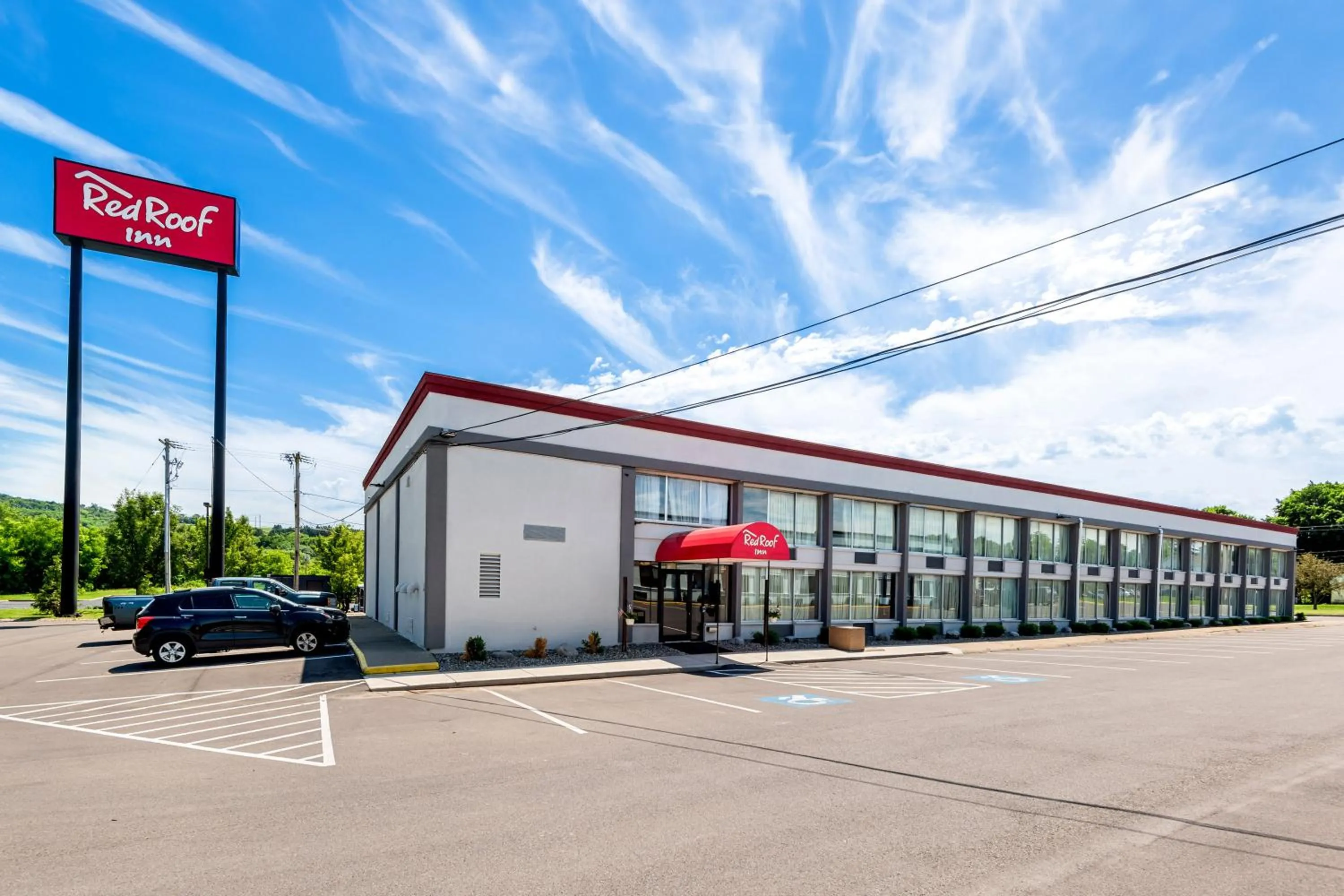 Property building in Red Roof Inn Cortland