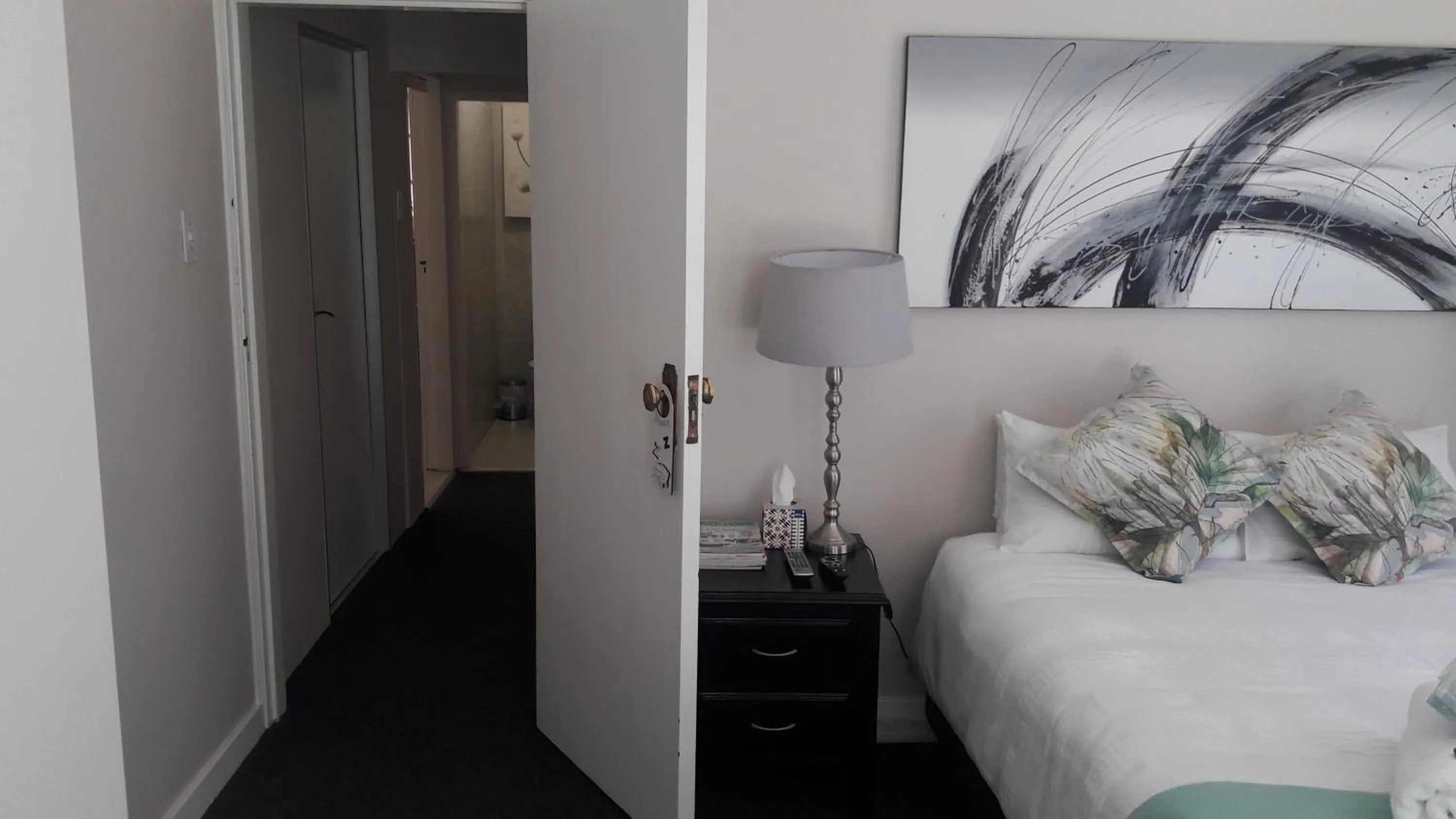 Bed in R & R's Retreat