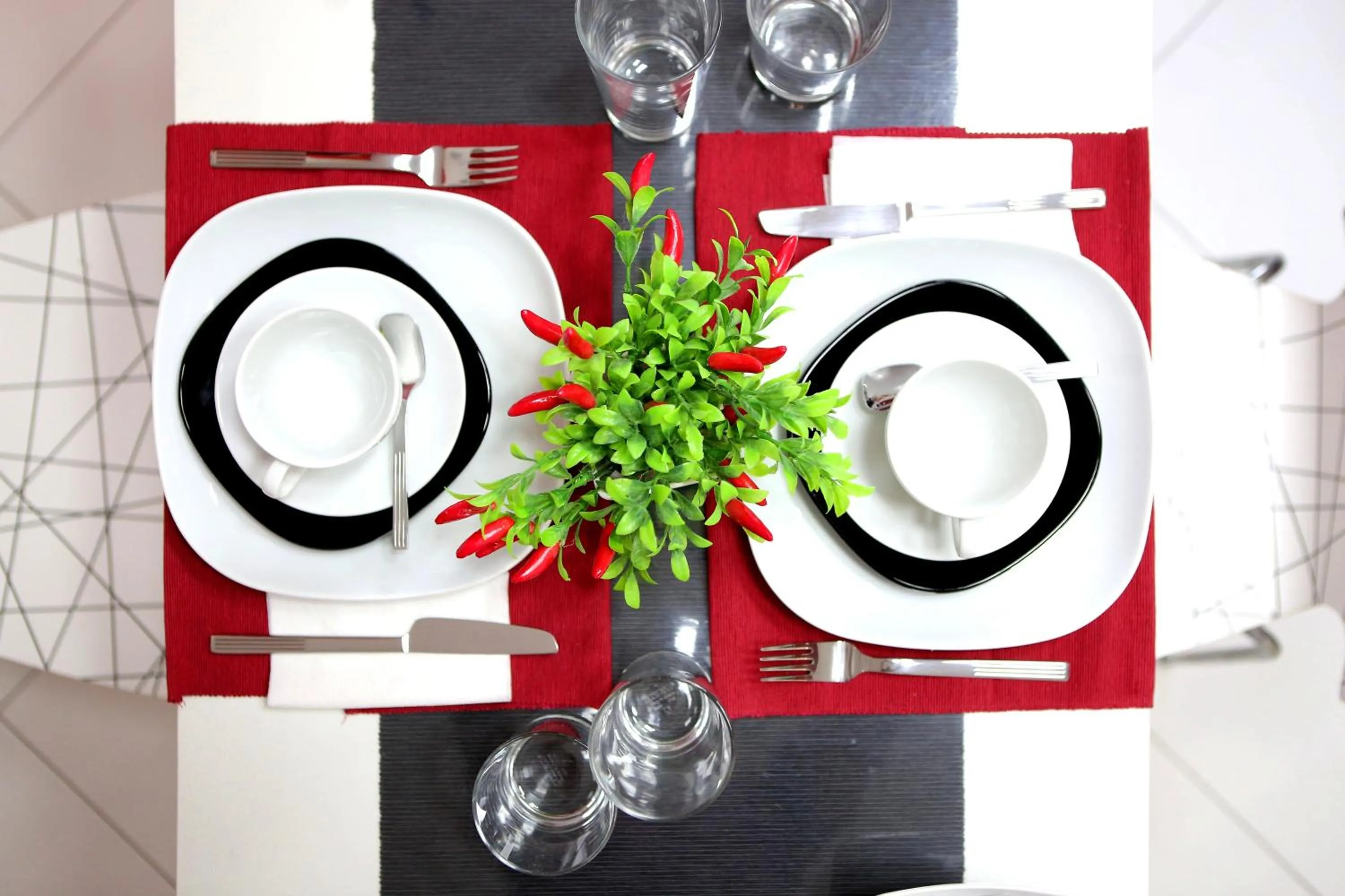 Communal kitchen in MaLu' B&B