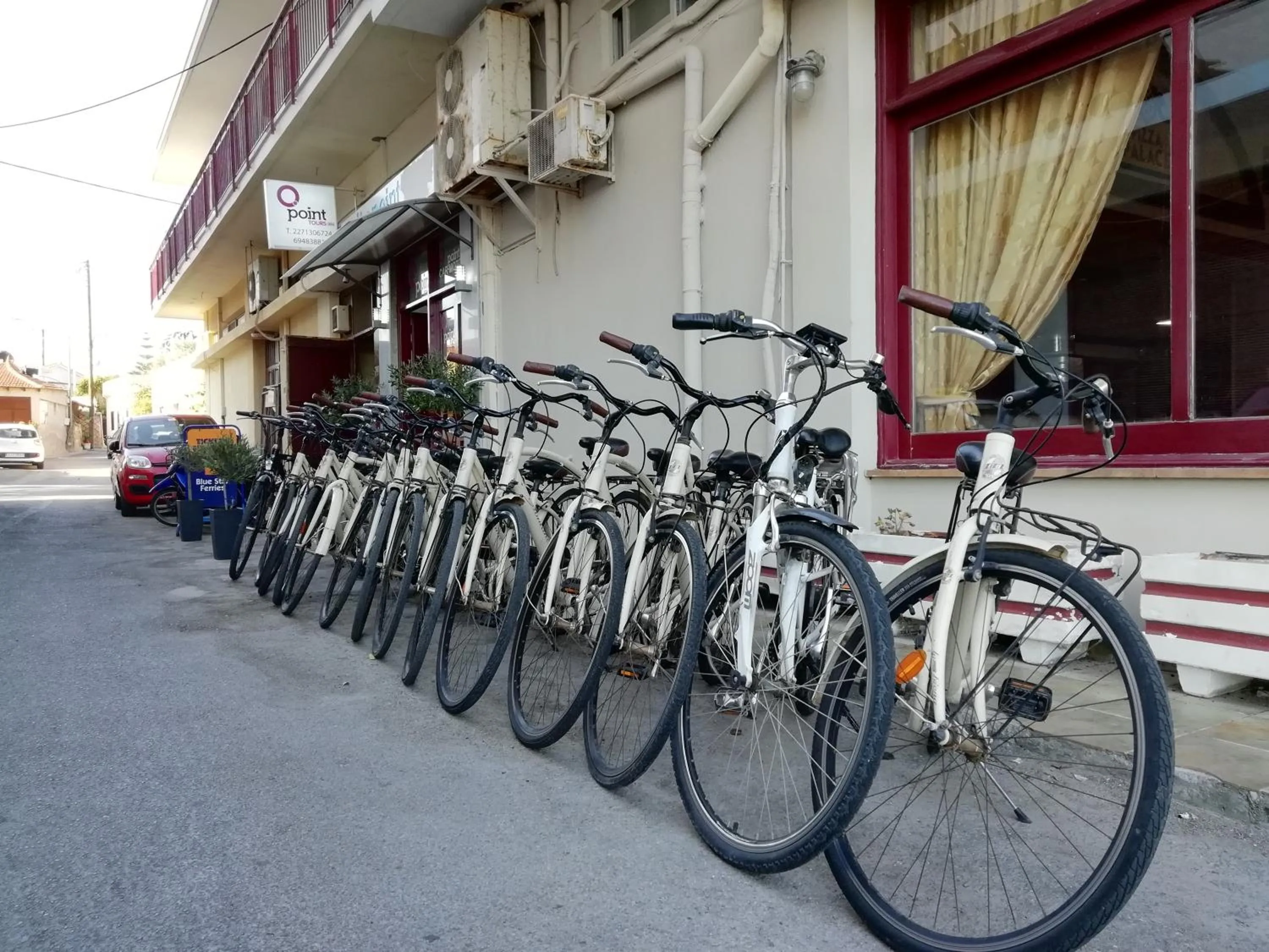 Cycling in City Point Chios