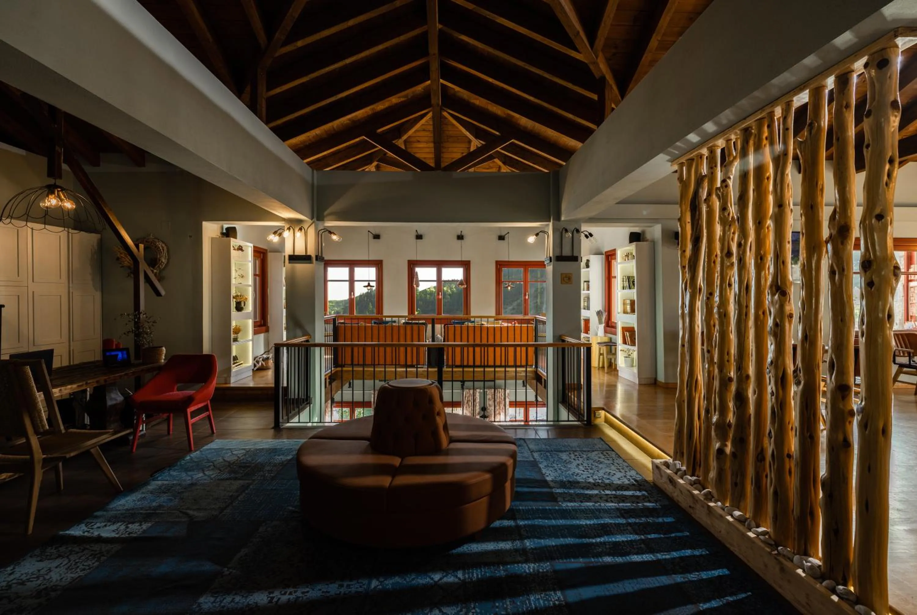 Lobby or reception in Rouista Tzoumerka Resort