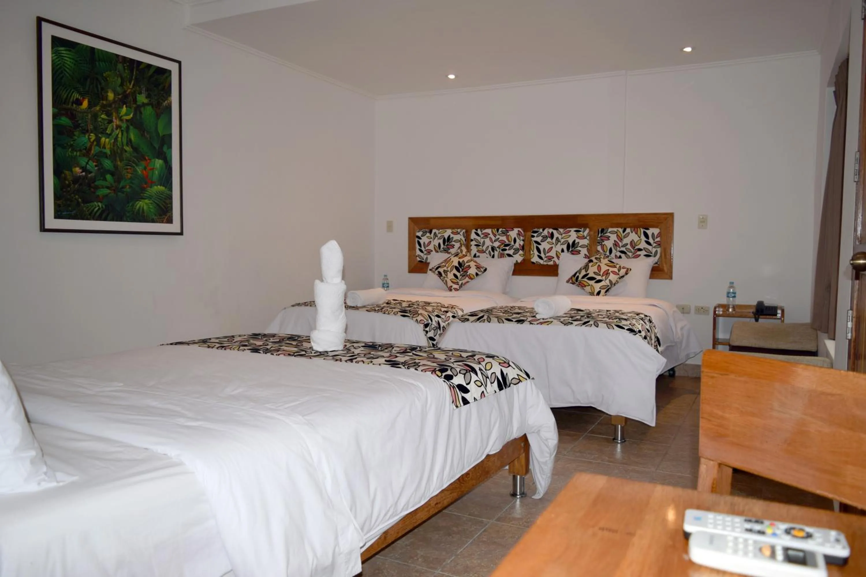 Bed in Hotel Jungle House